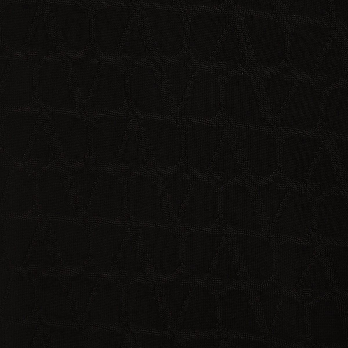 BLACK WOOL KNITWEAR