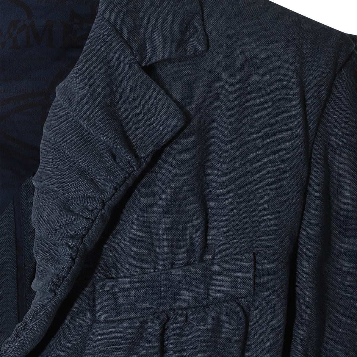 BLUE LINEN BLAZER