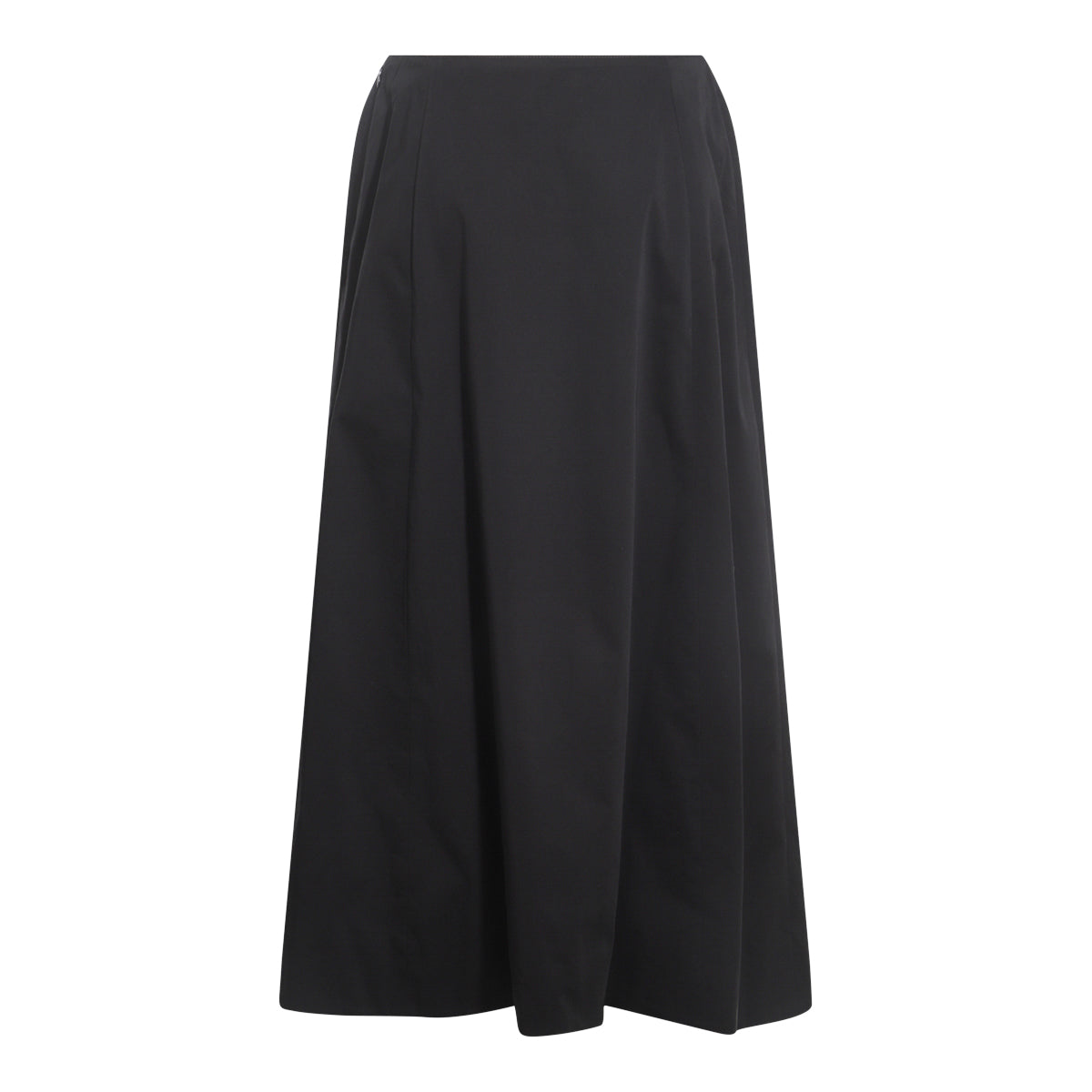 BLACK COTTON SKIRT