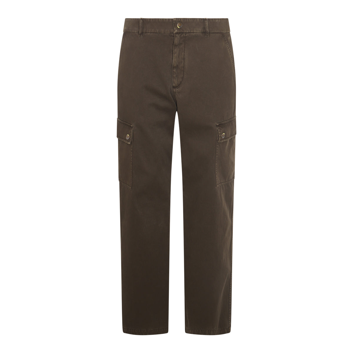 BROWN COTTON PANTS