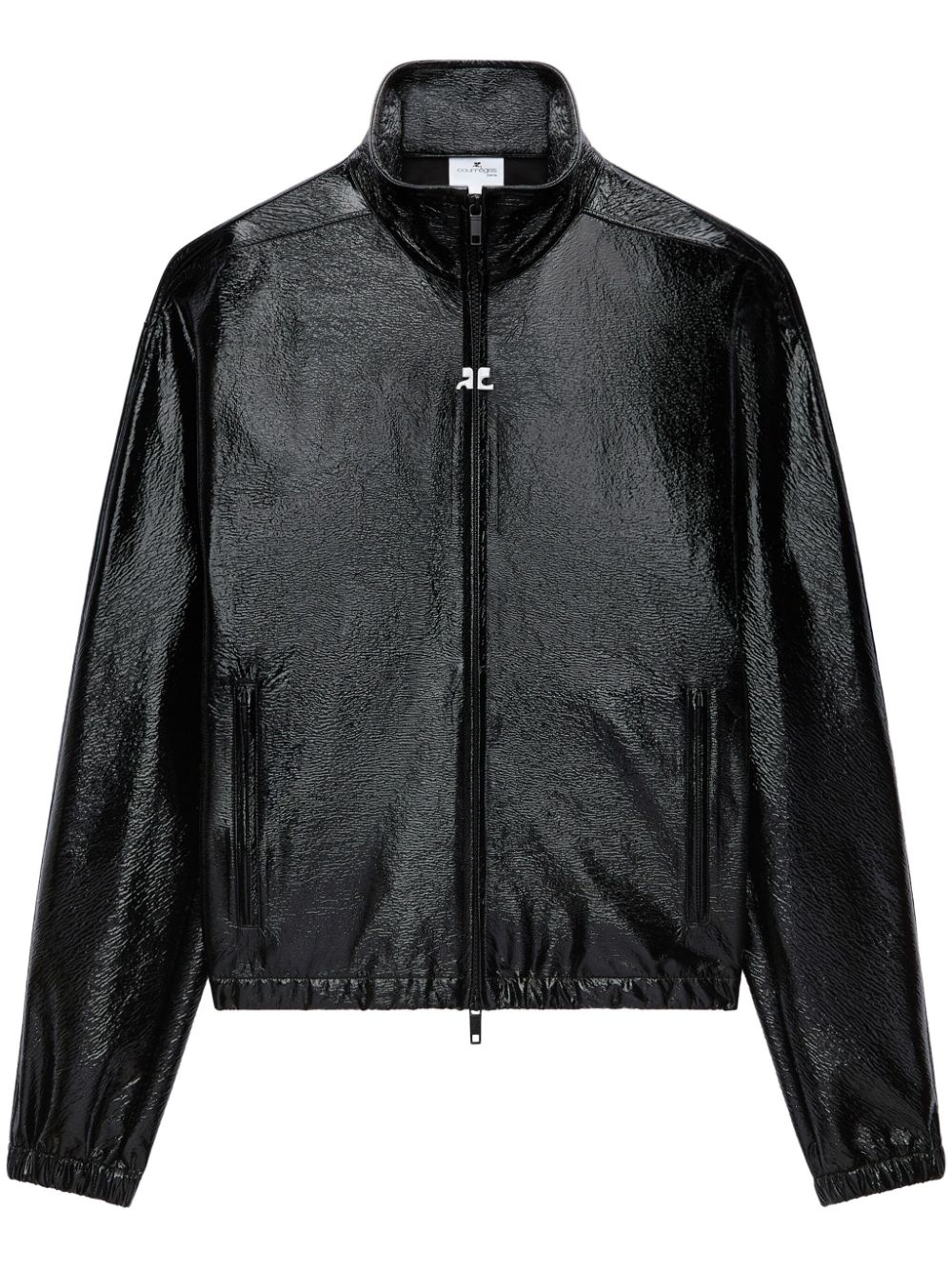 BLACK FRONT JACKET