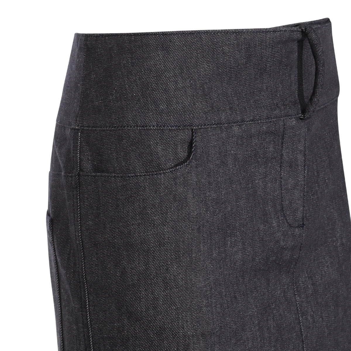 DARK GREY COTTON MINI SKIRT