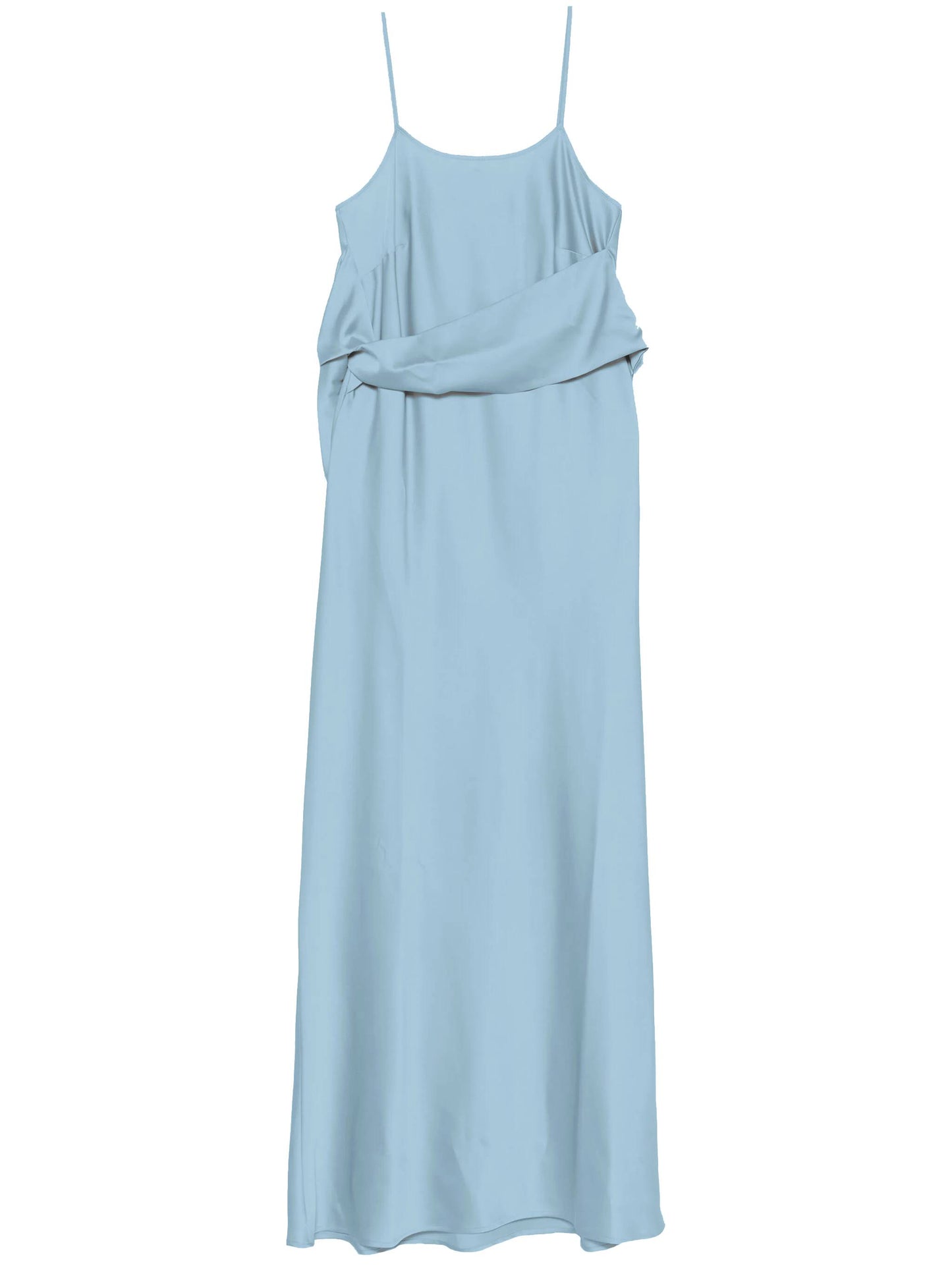 SATIN EVENING DRESS