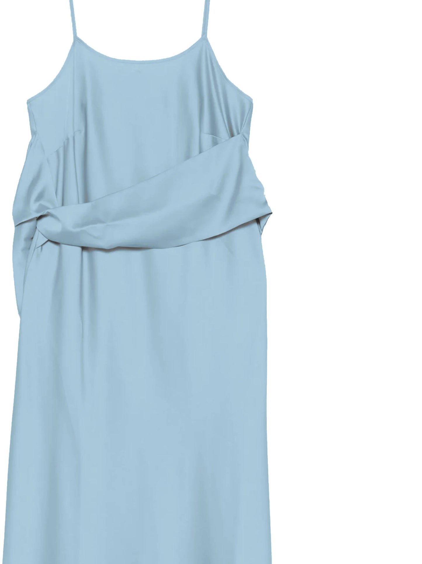 SATIN EVENING DRESS