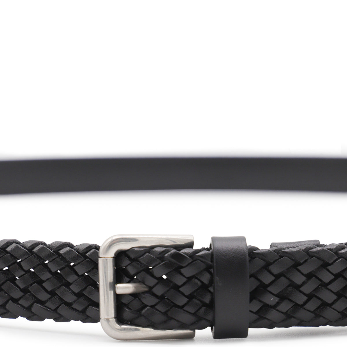 BLACK LEATHER BELT