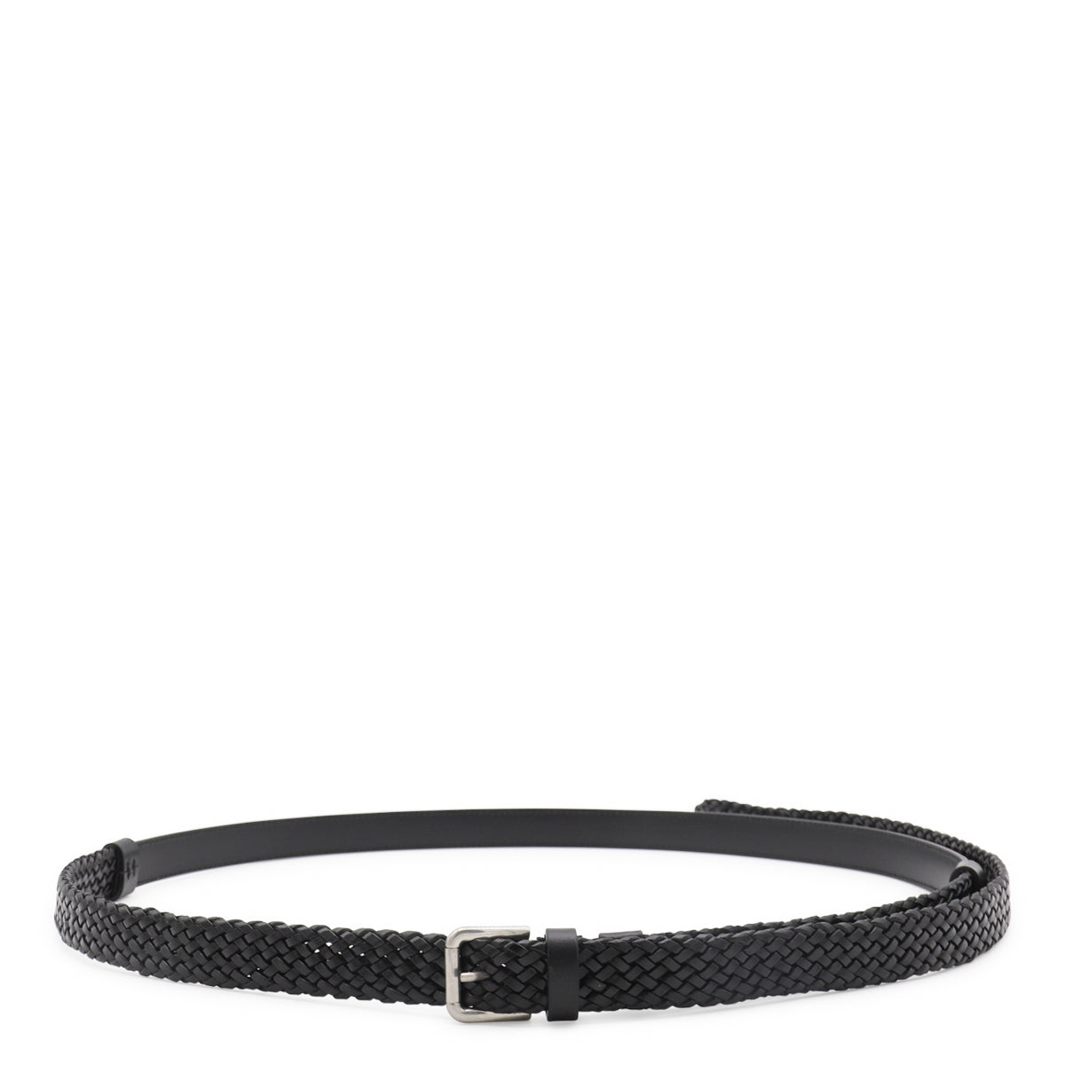 BLACK LEATHER BELT