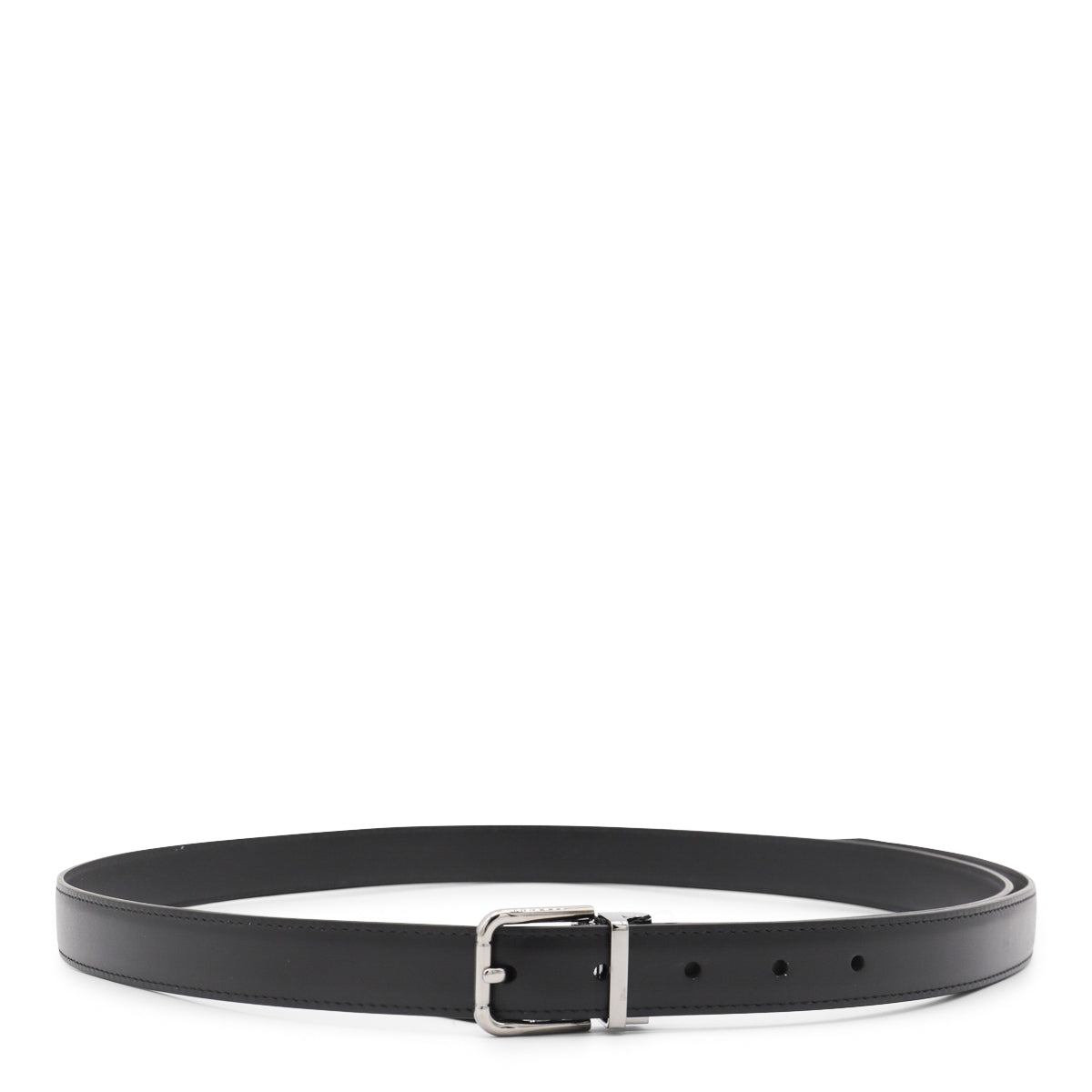 BLACK LEATHER BELT