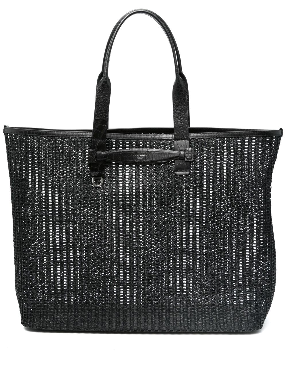 TOTE BAG WITH WOVEN DESIGN