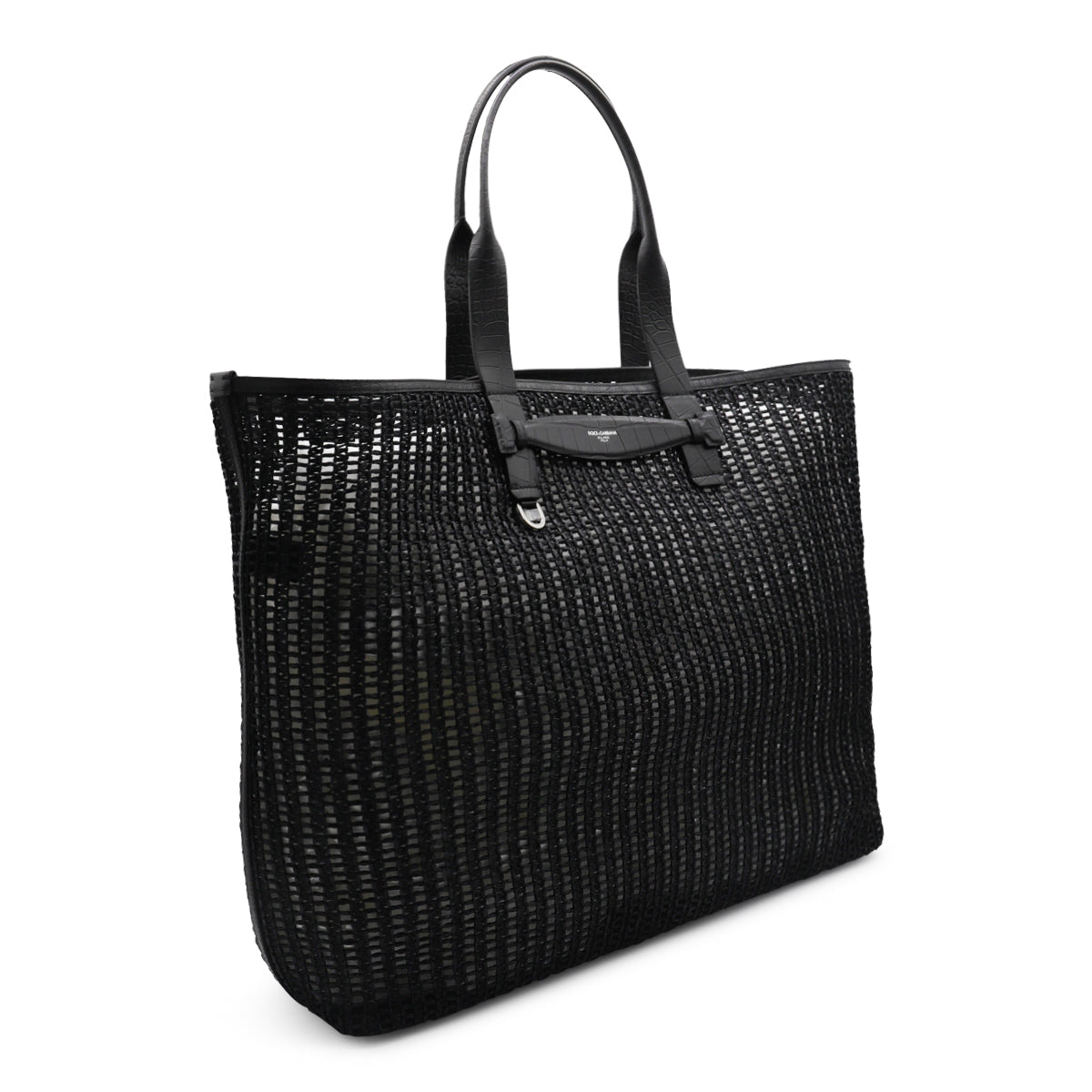 BLACK COTTON TOTES