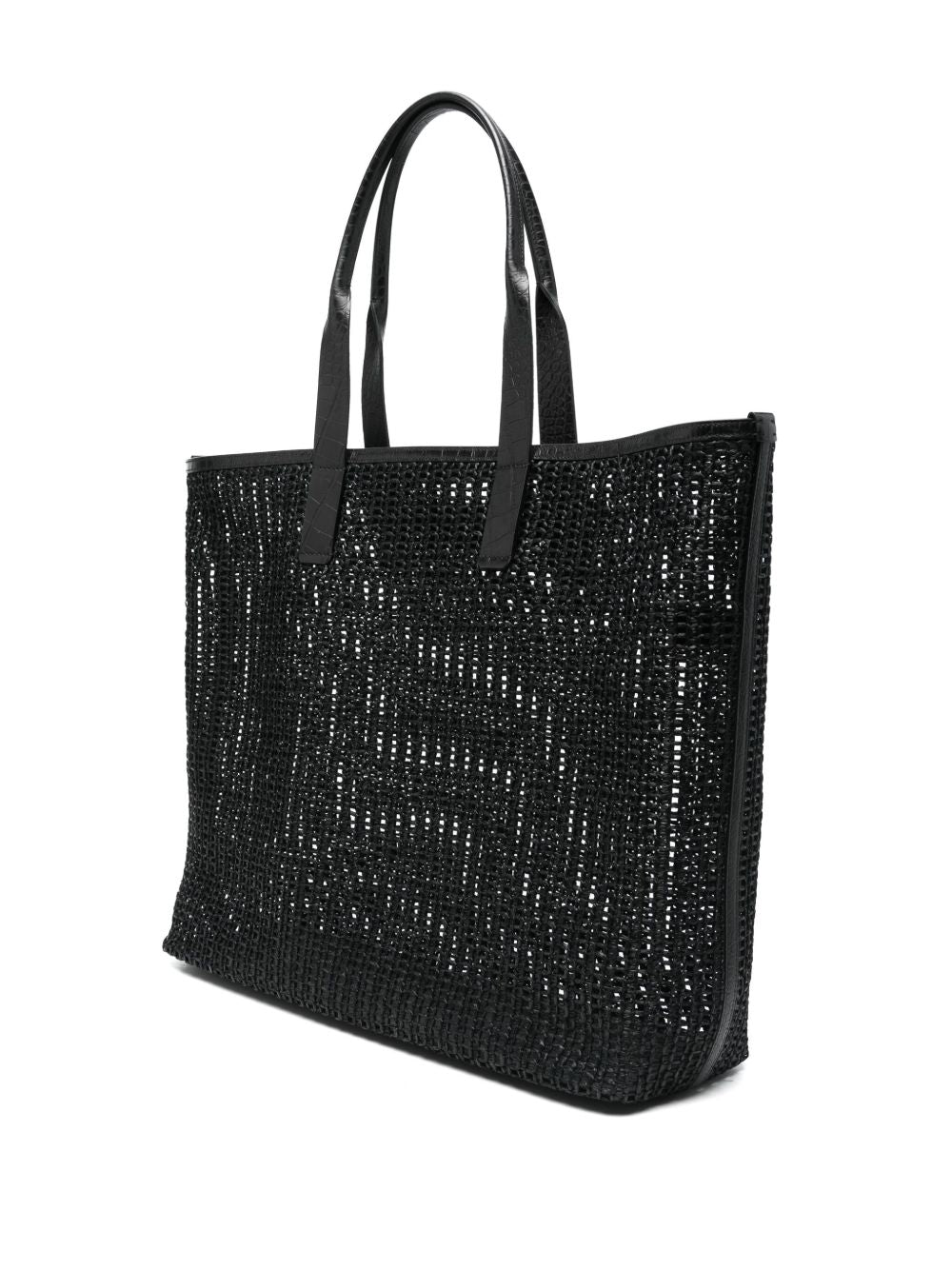 TOTE BAG WITH WOVEN DESIGN