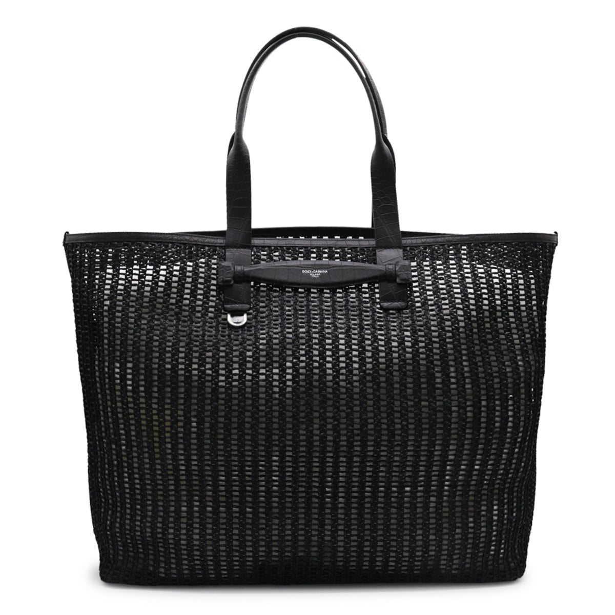 BLACK COTTON TOTES