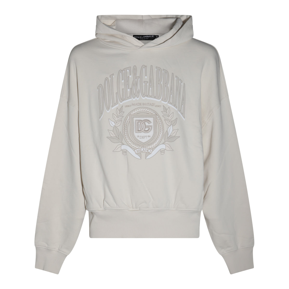 CREAM COTTON SWEATSHIRT