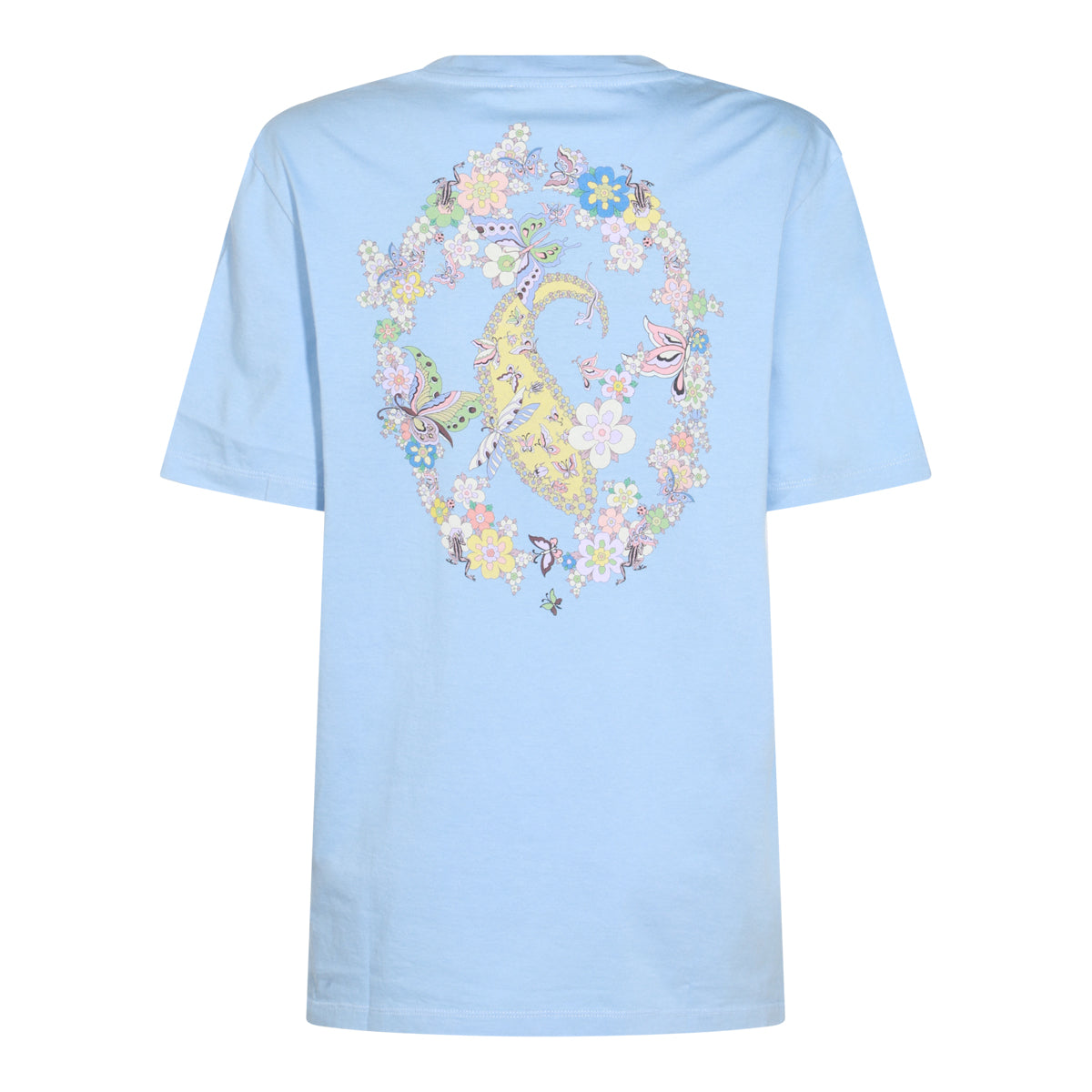 LIGHT BLUE COTTON T-SHIRT