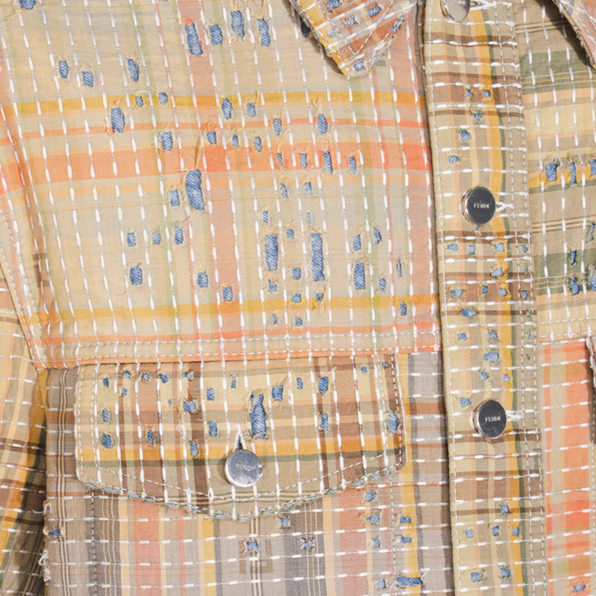MULTICOLOR COTTON CASUAL JACKET