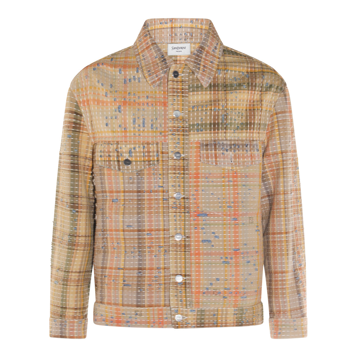 MULTICOLOR COTTON CASUAL JACKET
