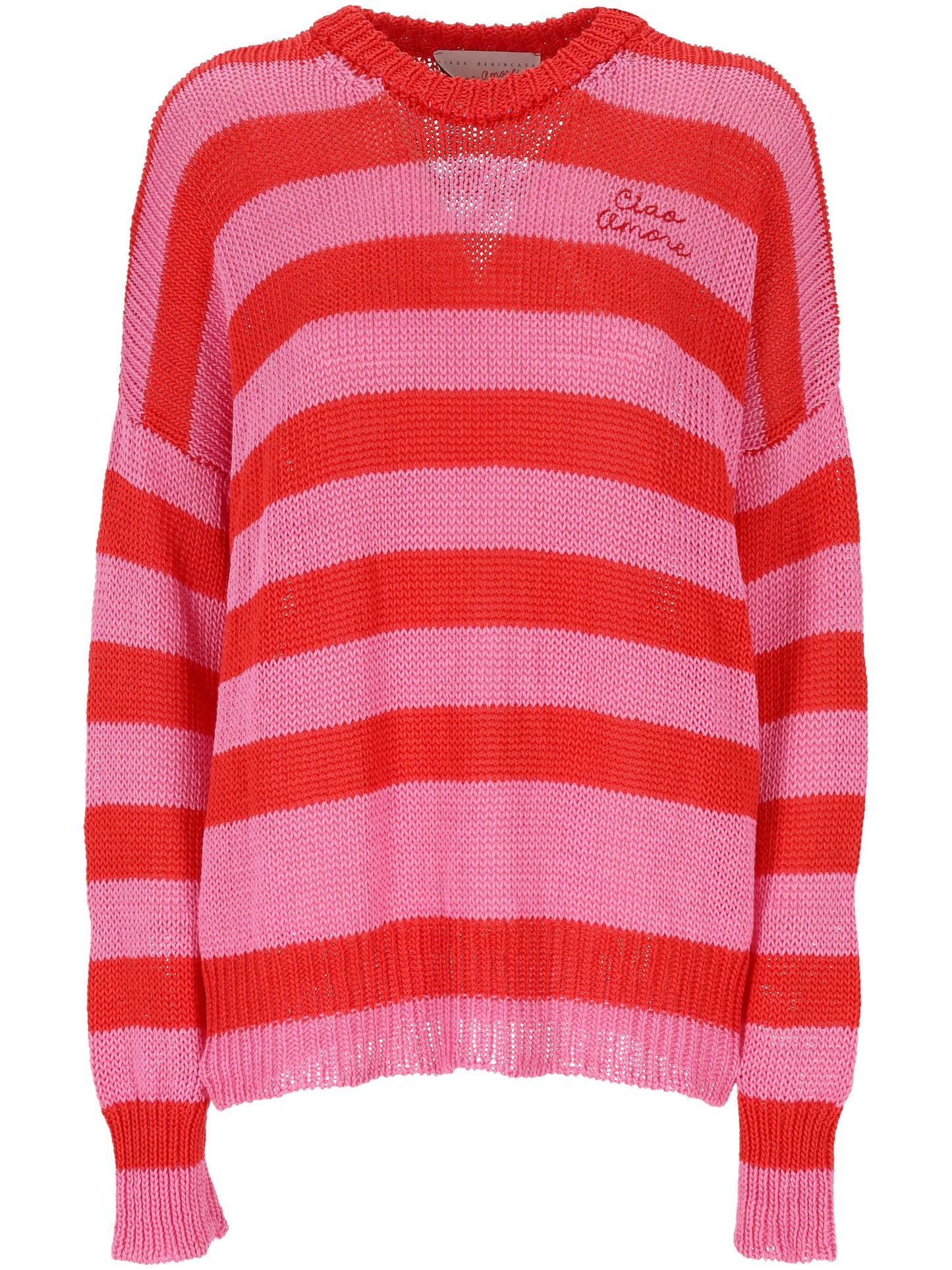 HELLO LOVE STRIPED KNIT