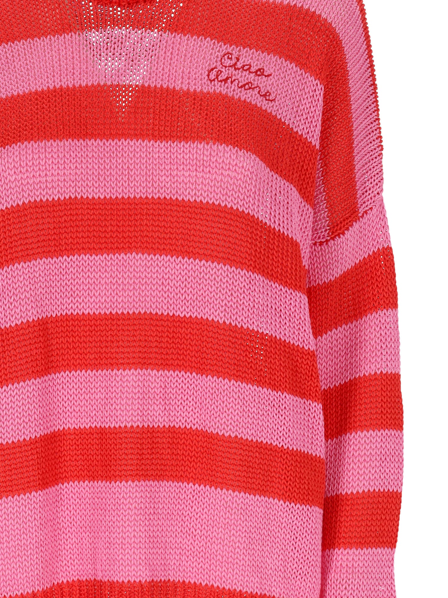 HELLO LOVE STRIPED KNIT