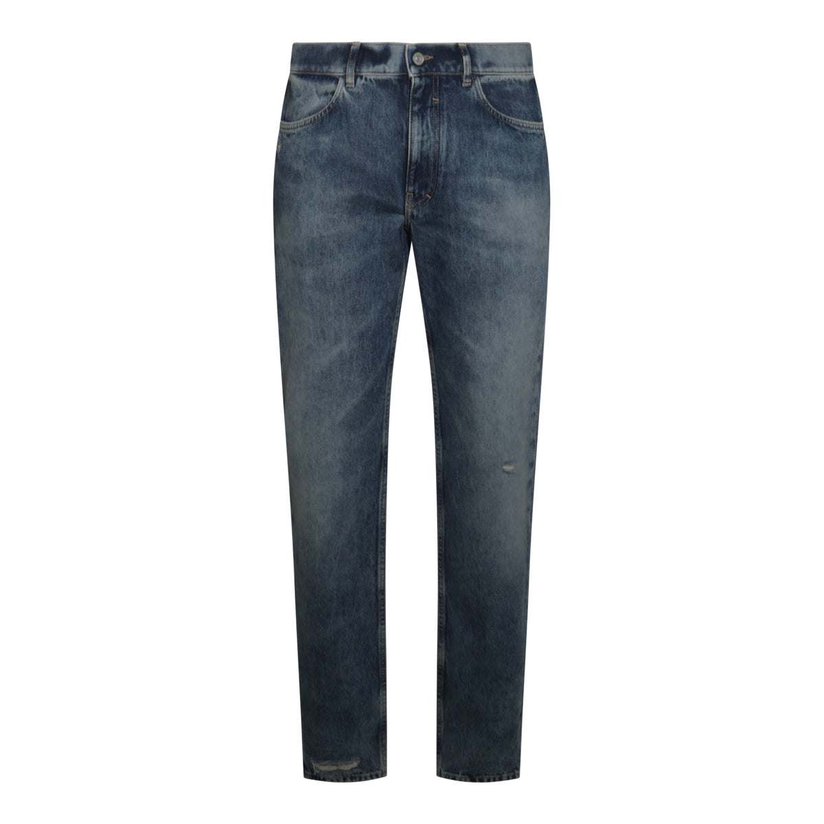 BLUE COTTON DENIM JEANS