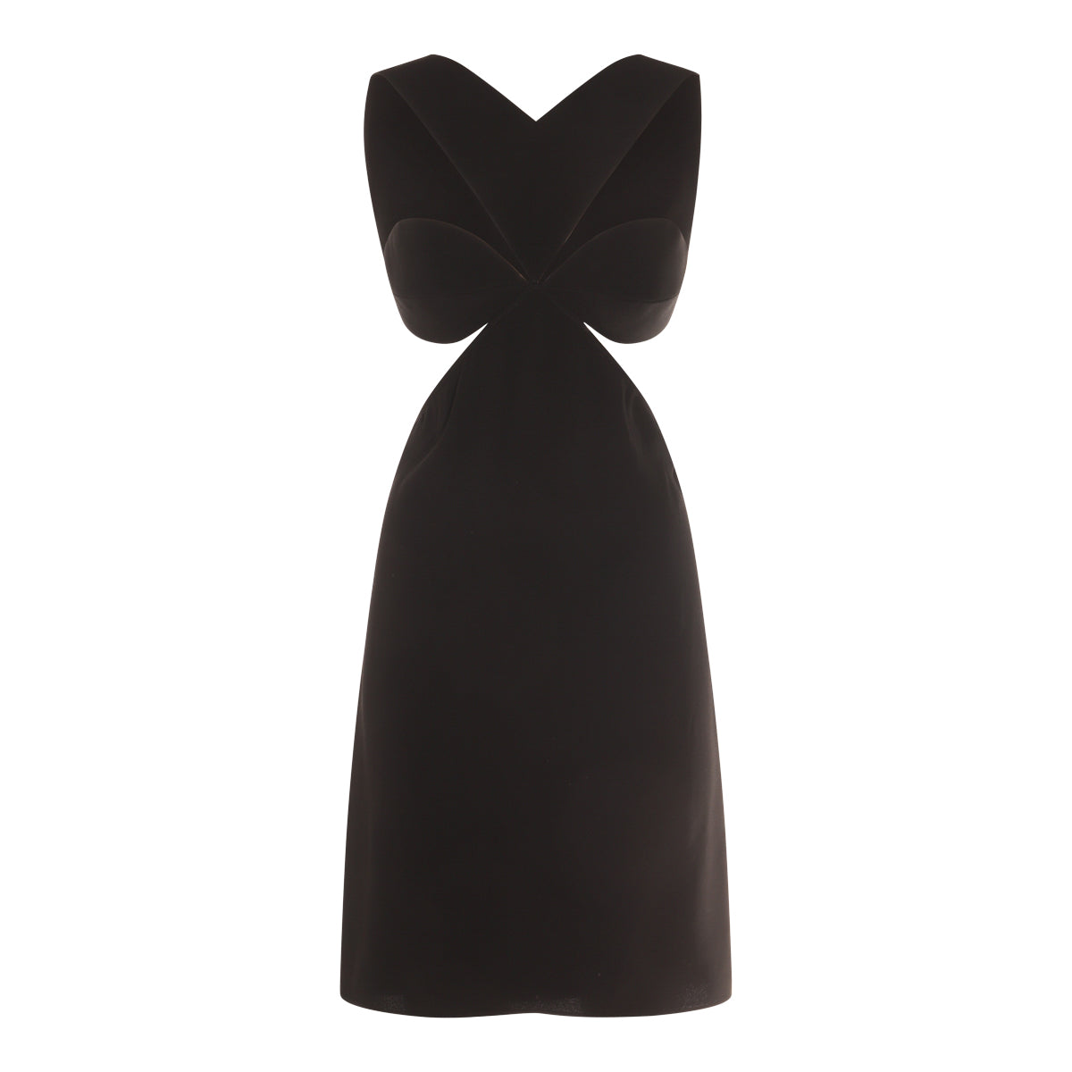 BLACK MIDI DRESS