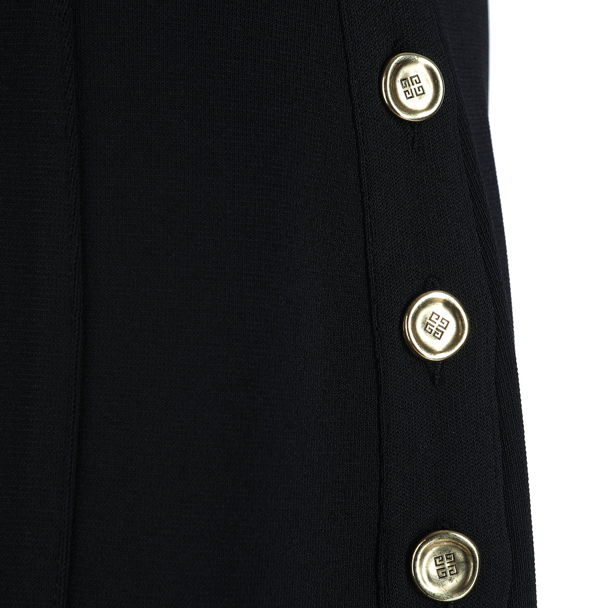 BLACK VISCOSE SKIRT