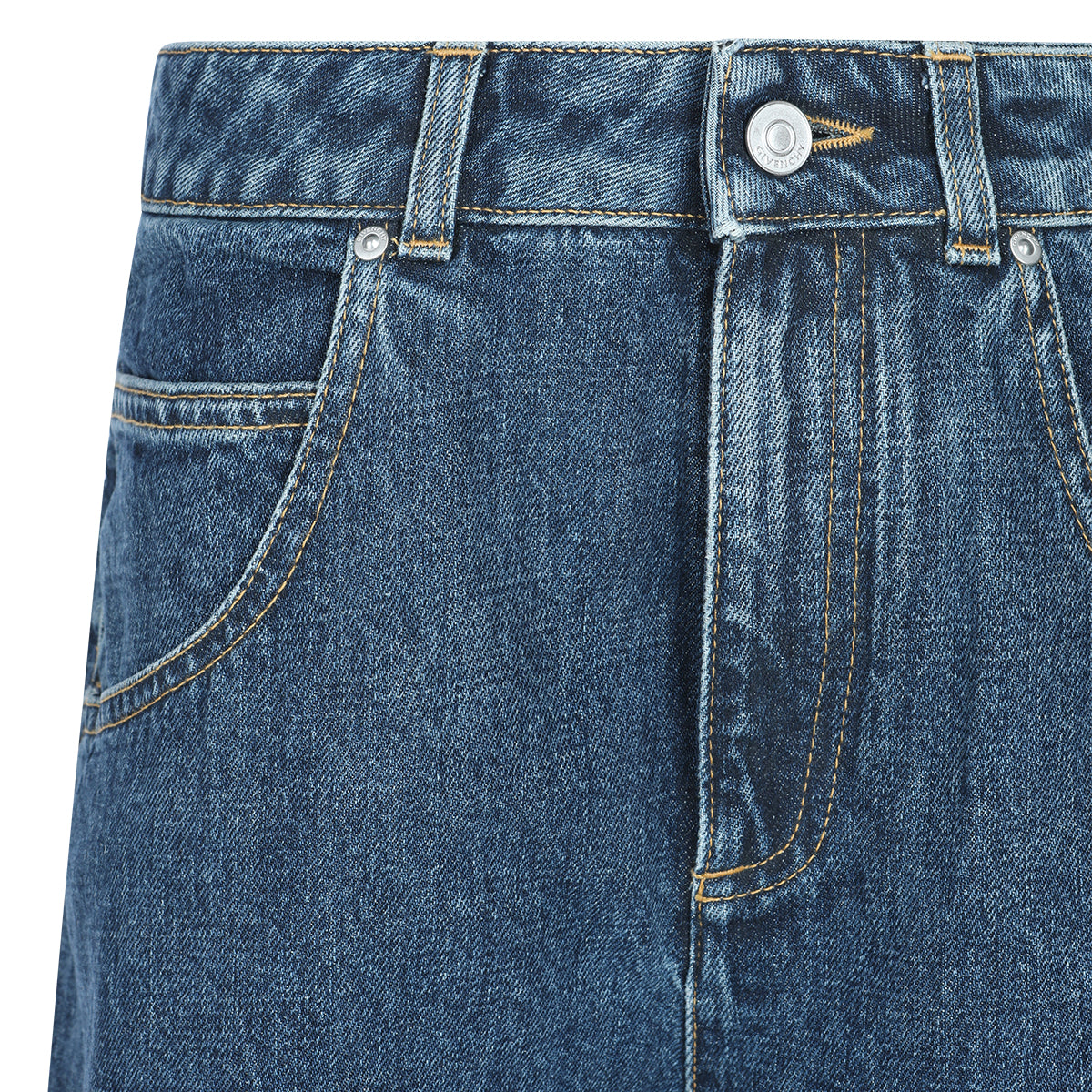 BLUE COTTON DENIM JEANS