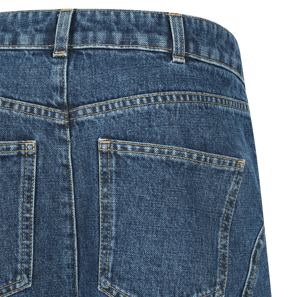 BLUE COTTON DENIM JEANS