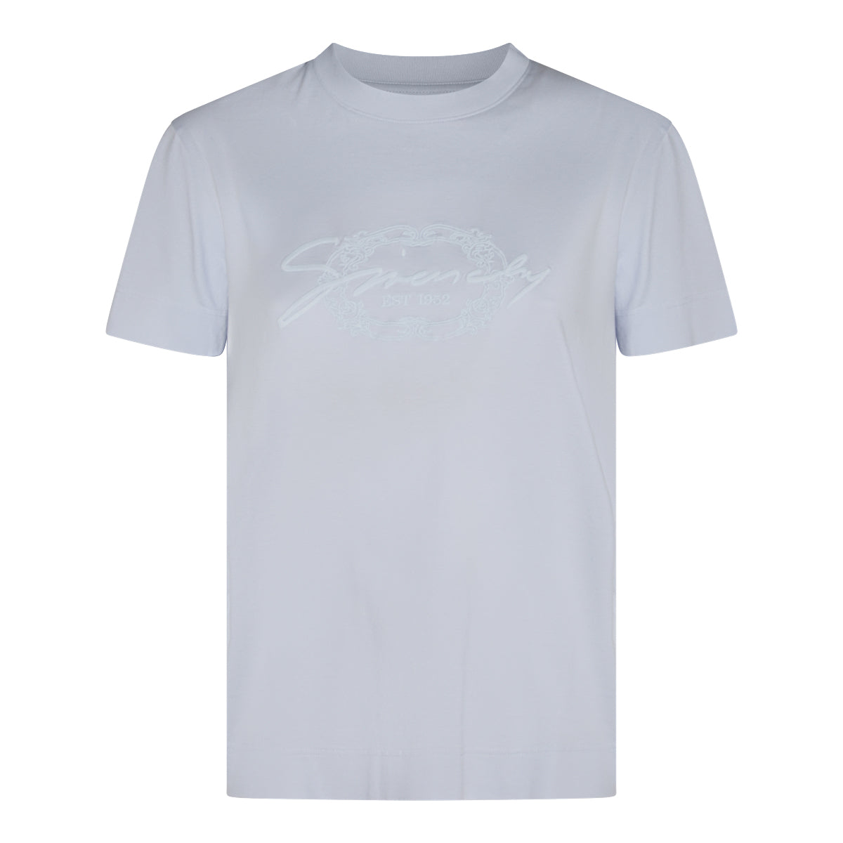 LIGTH BLUE COTTON 4G STARS T-SHIRT
