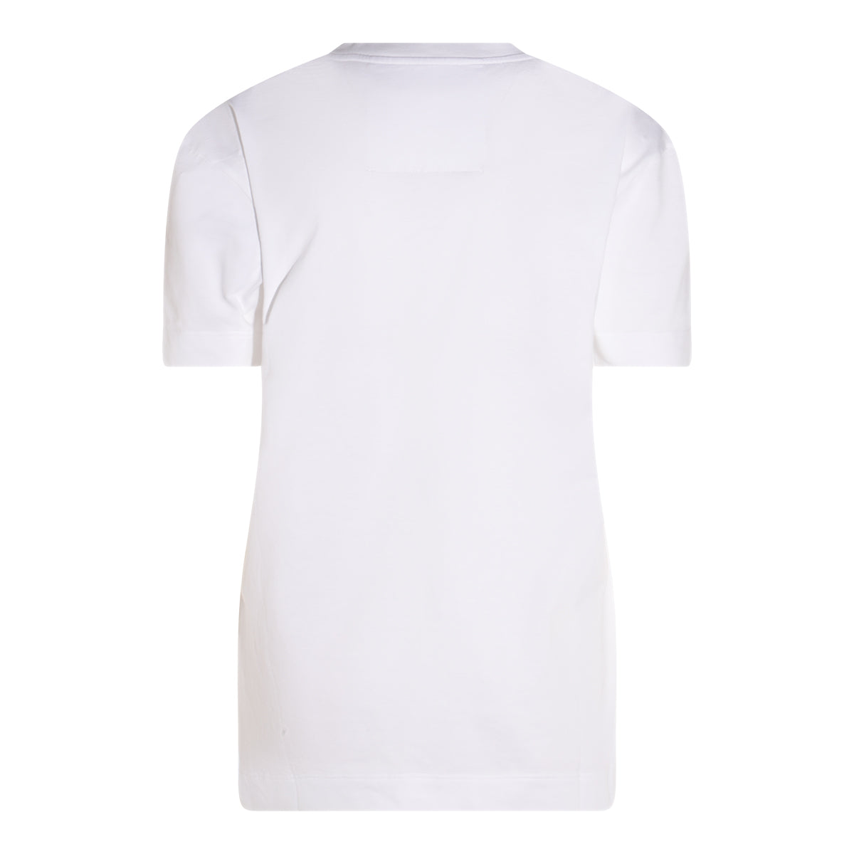 WHITE COTTON T-SHIRT