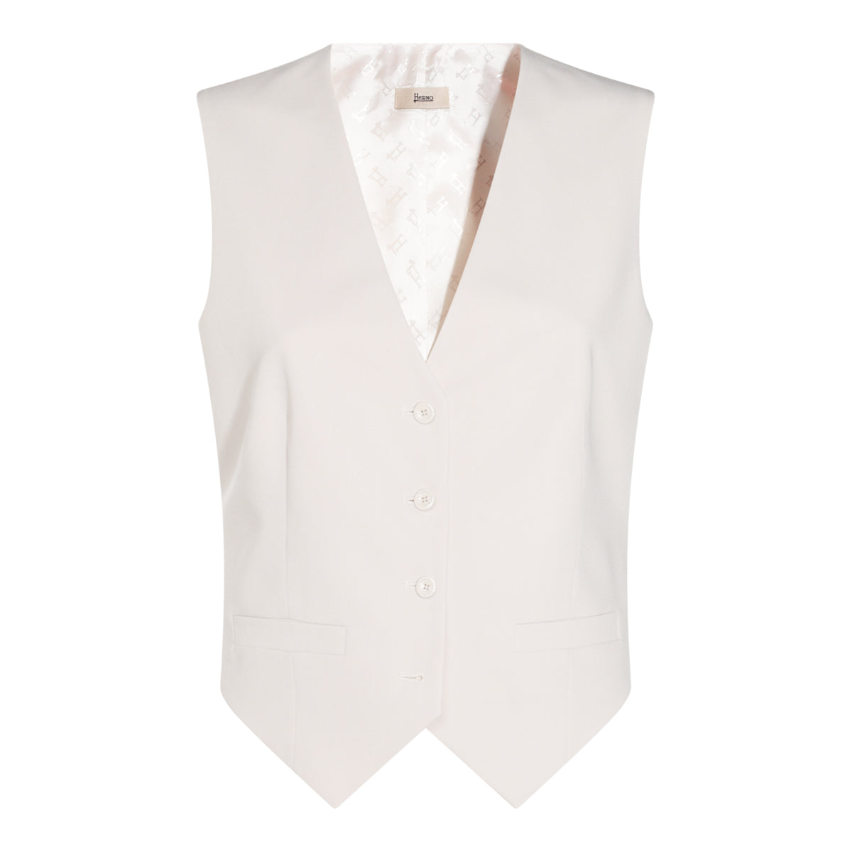 WHITE GILET TOP