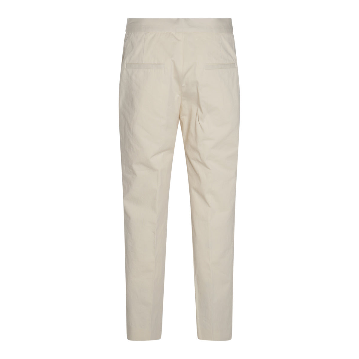 WHITE BEIGE COTTON PANTS