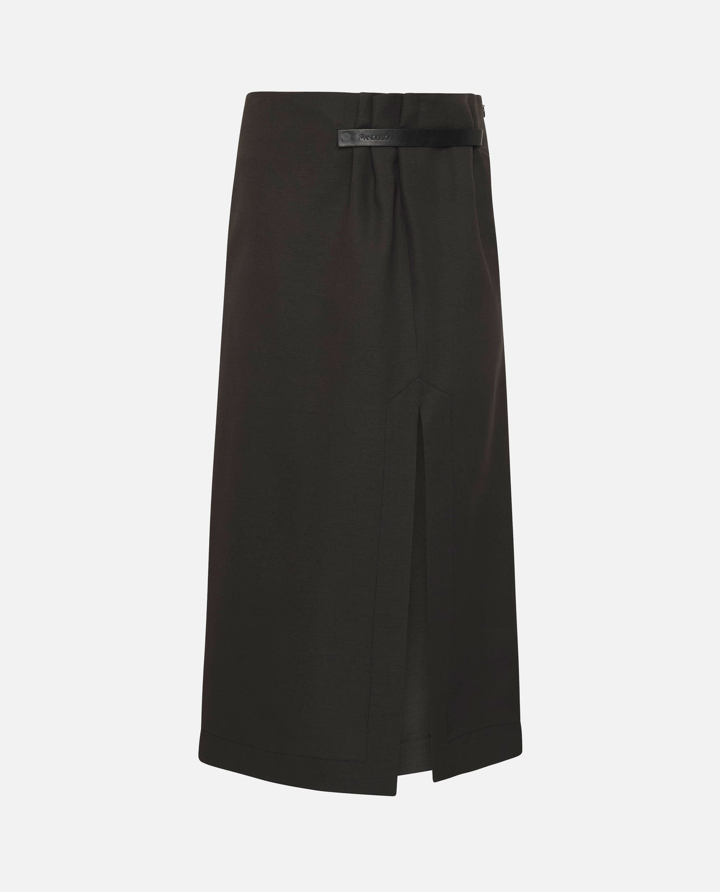 STRAP DETAIL SLIT SKIRT