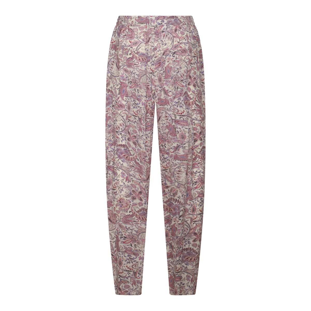 ECRU AND PURPLE PANTS