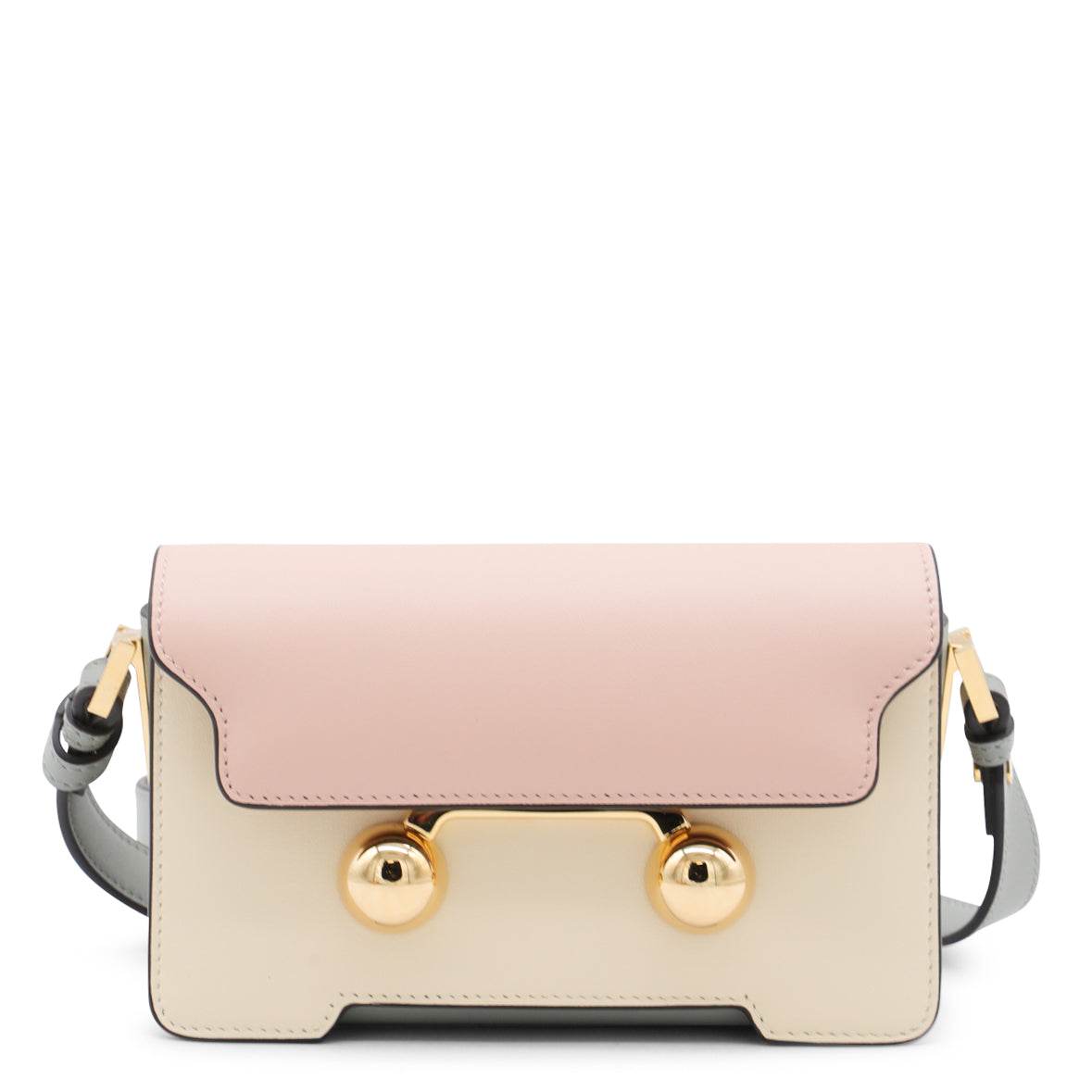 PINK AND MULTICOLOR LEATHER SHOULDER BAG