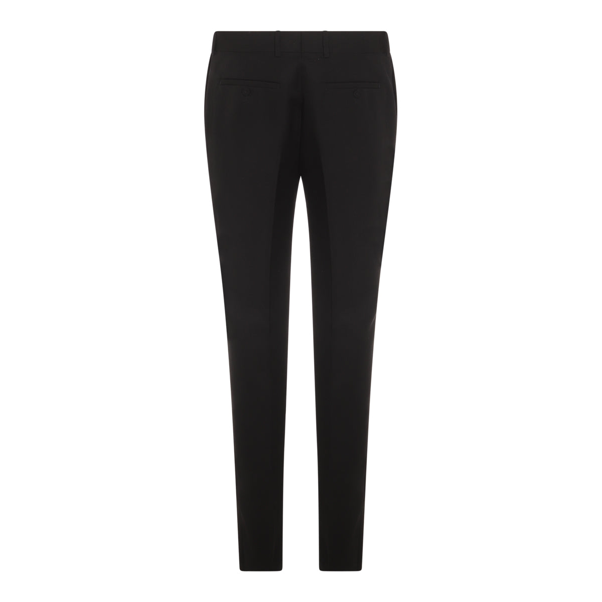 BLACK WOOL PANTS