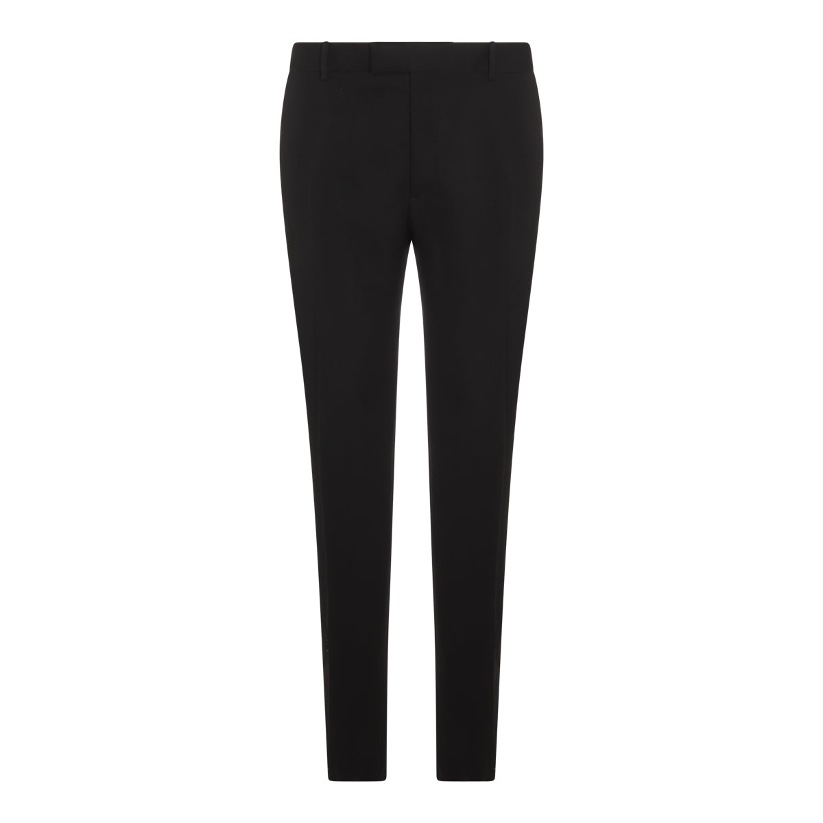 BLACK WOOL PANTS