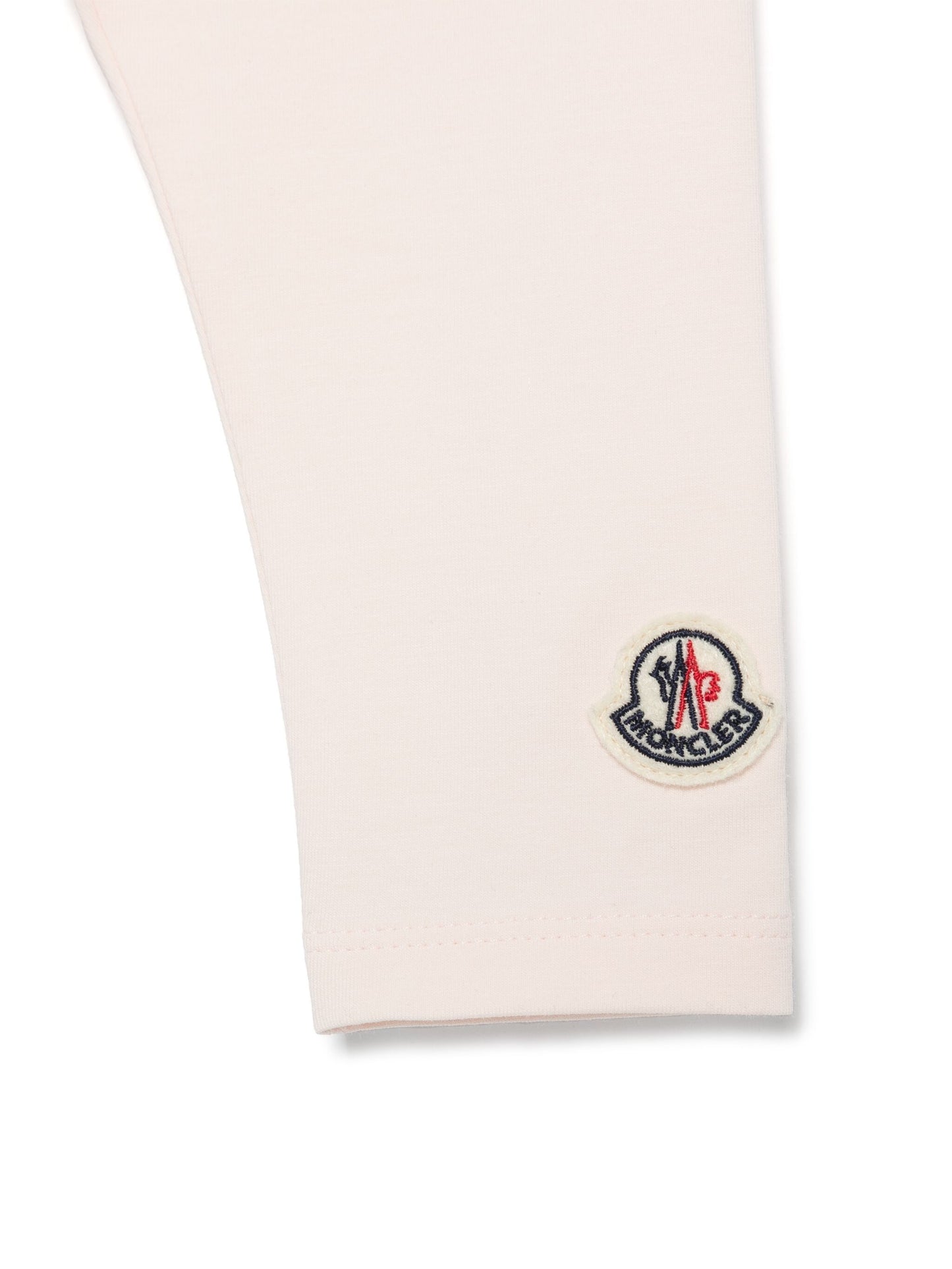light pink elasticated waistband tapered leg