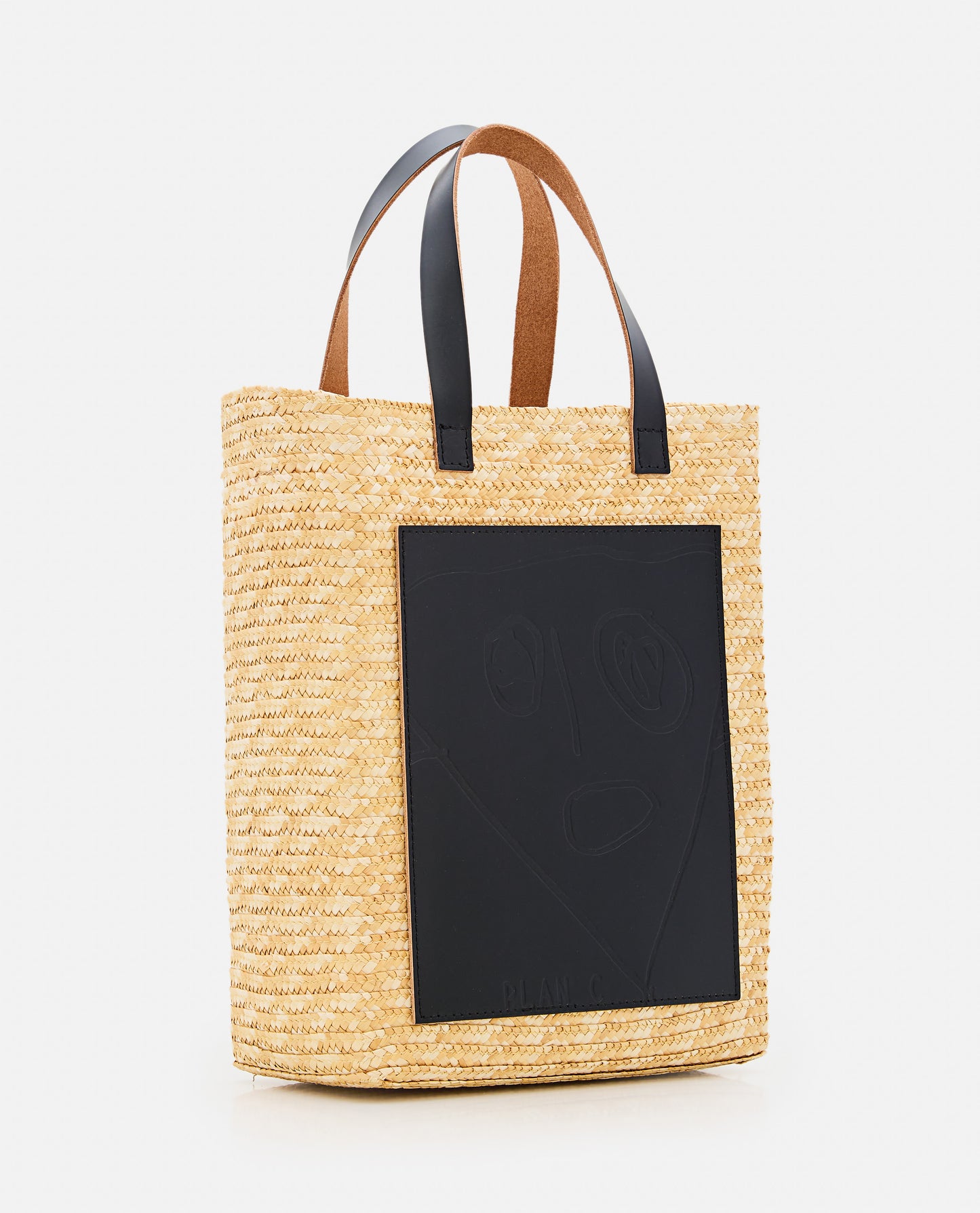 STRAW MEDIUM SHOPPER
