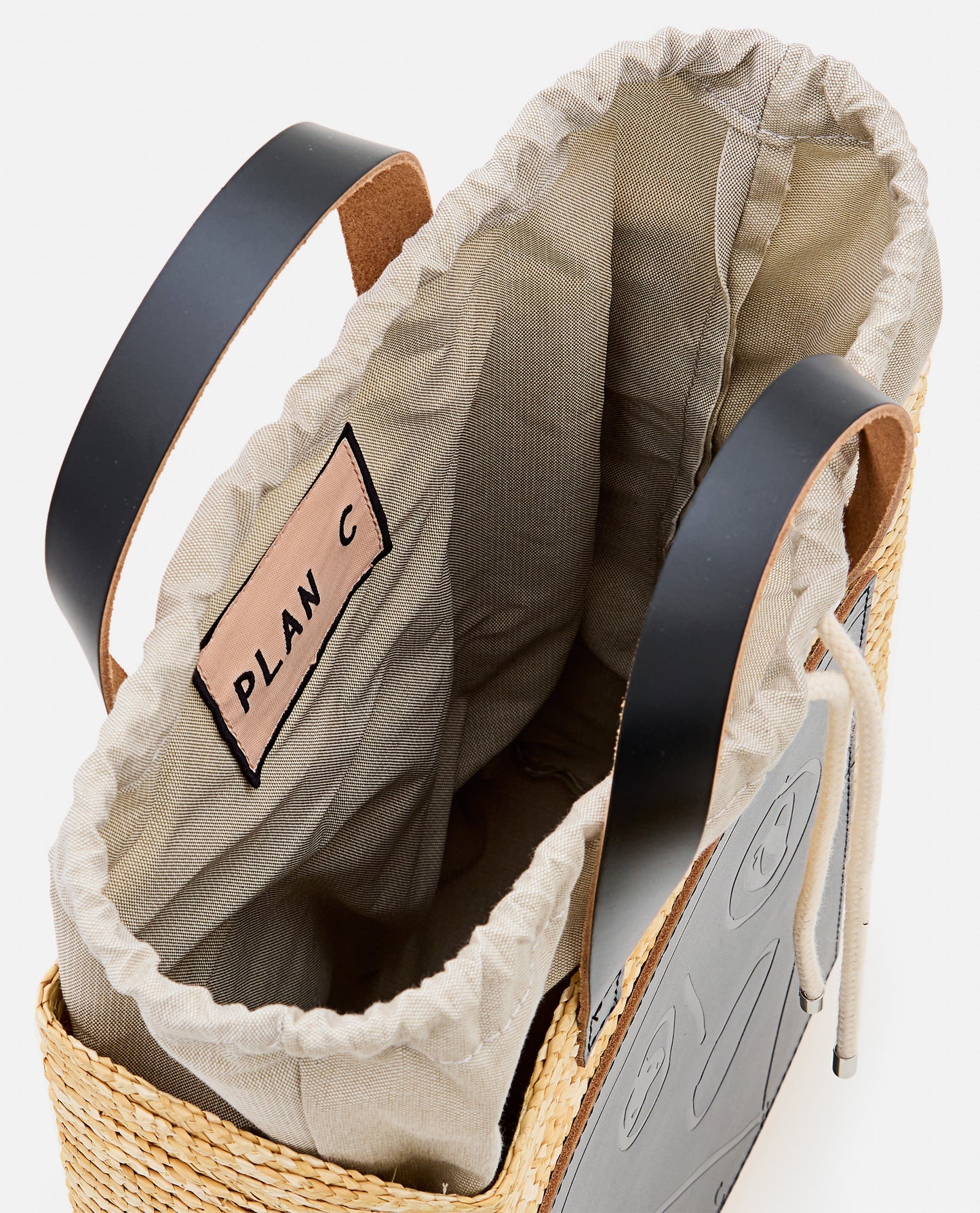 STRAW MEDIUM SHOPPER