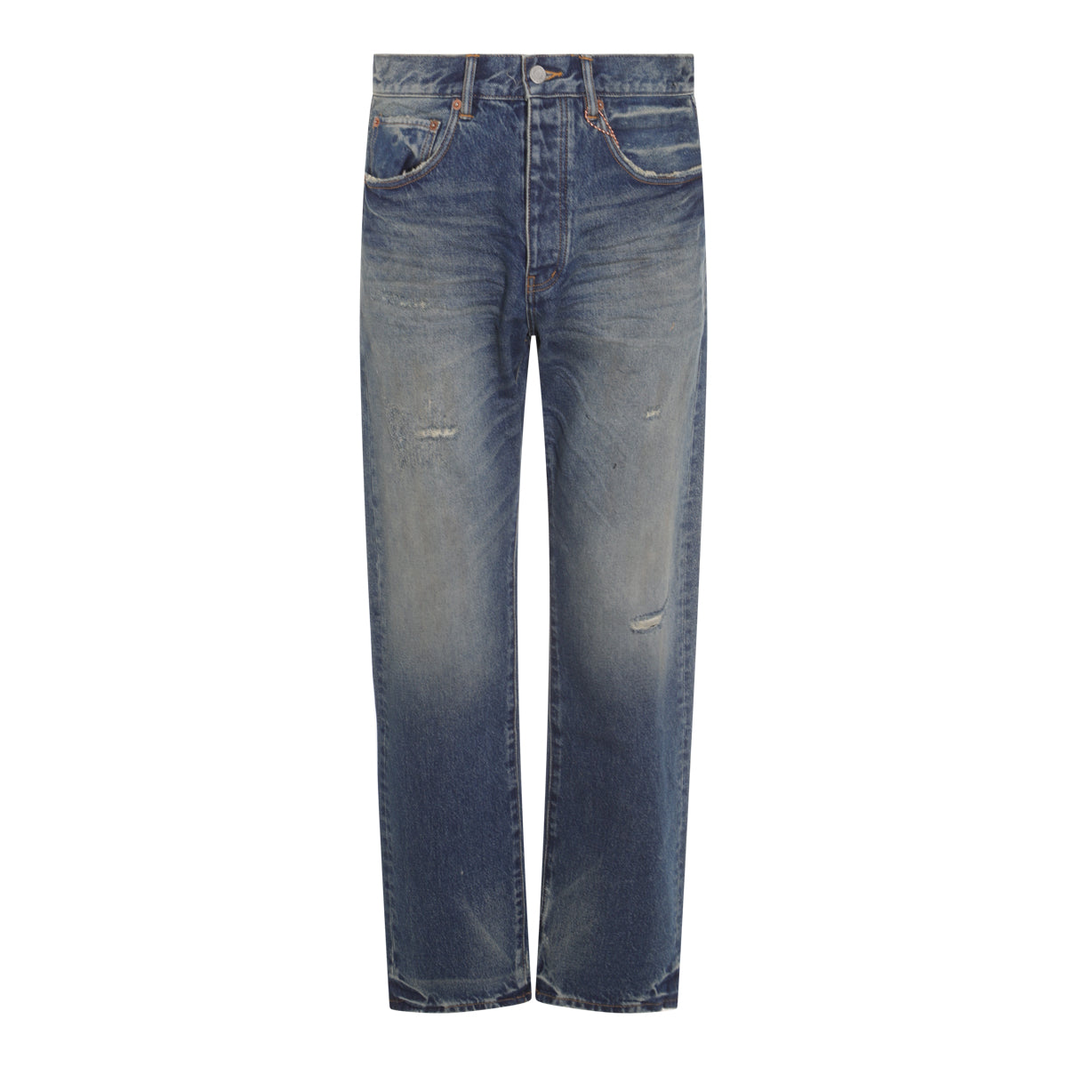 DARK BLUE CALCIUM POWDER JEANS