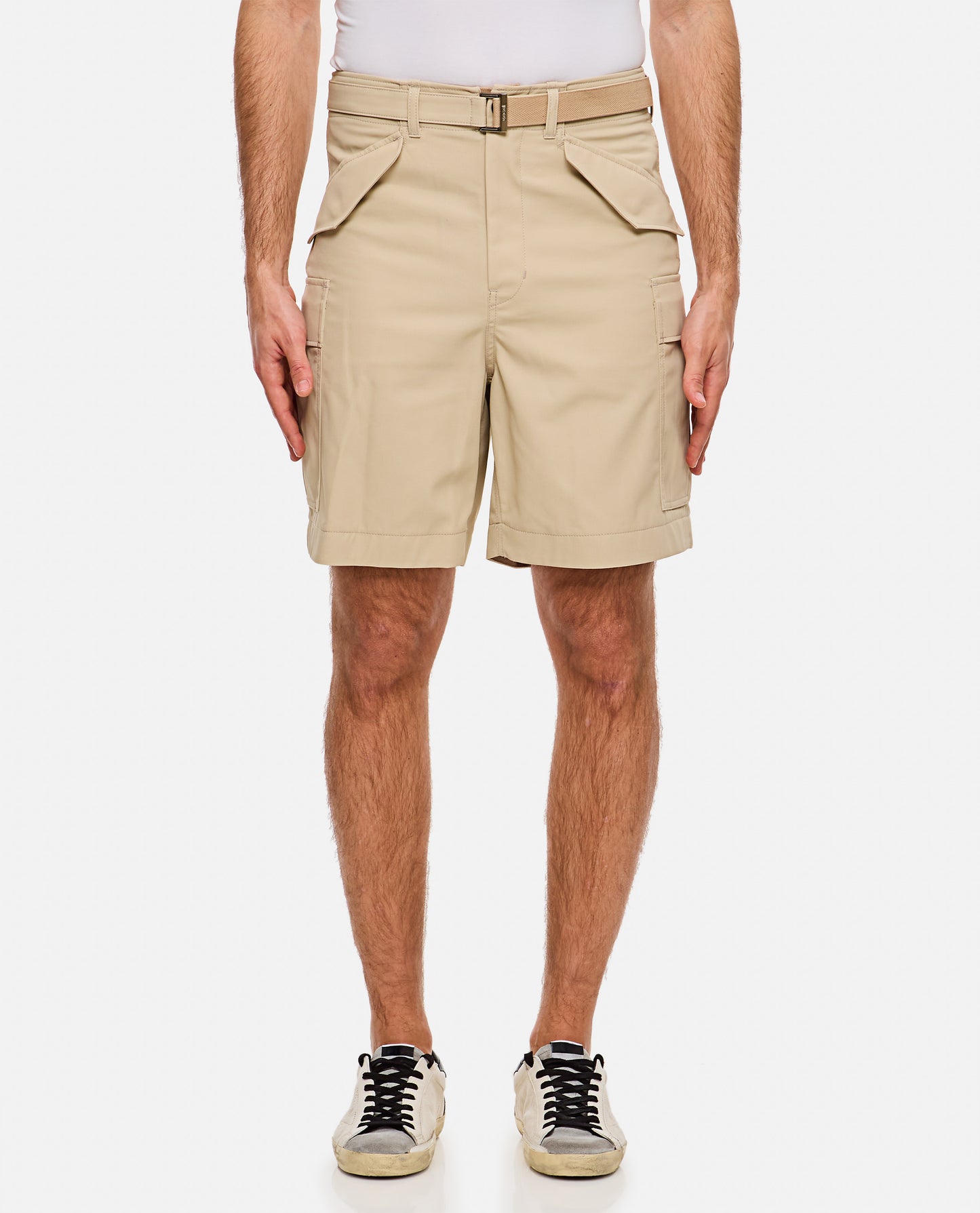 COTTON TWILL SHORTS