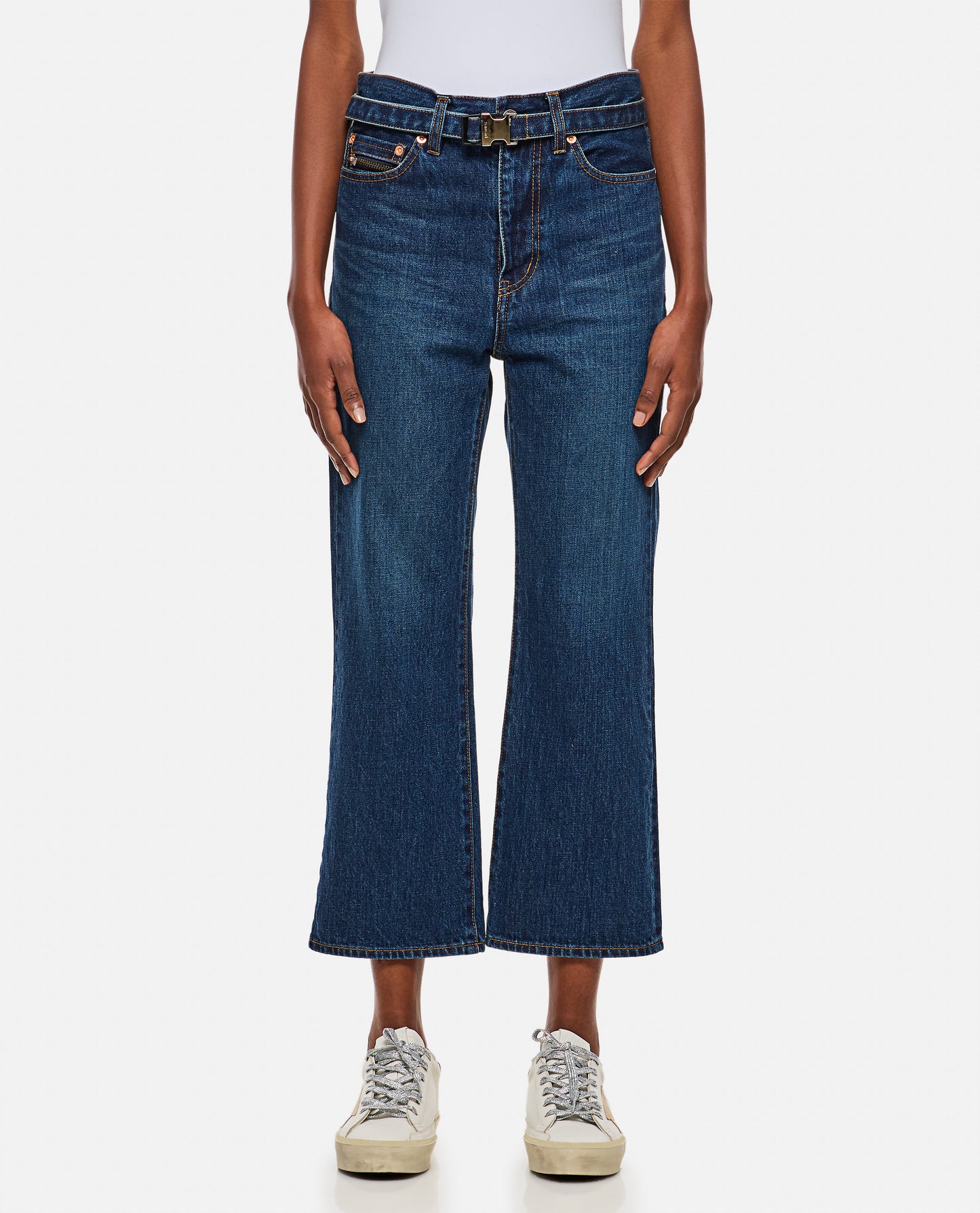 BOOT CUT DENIM PANTS