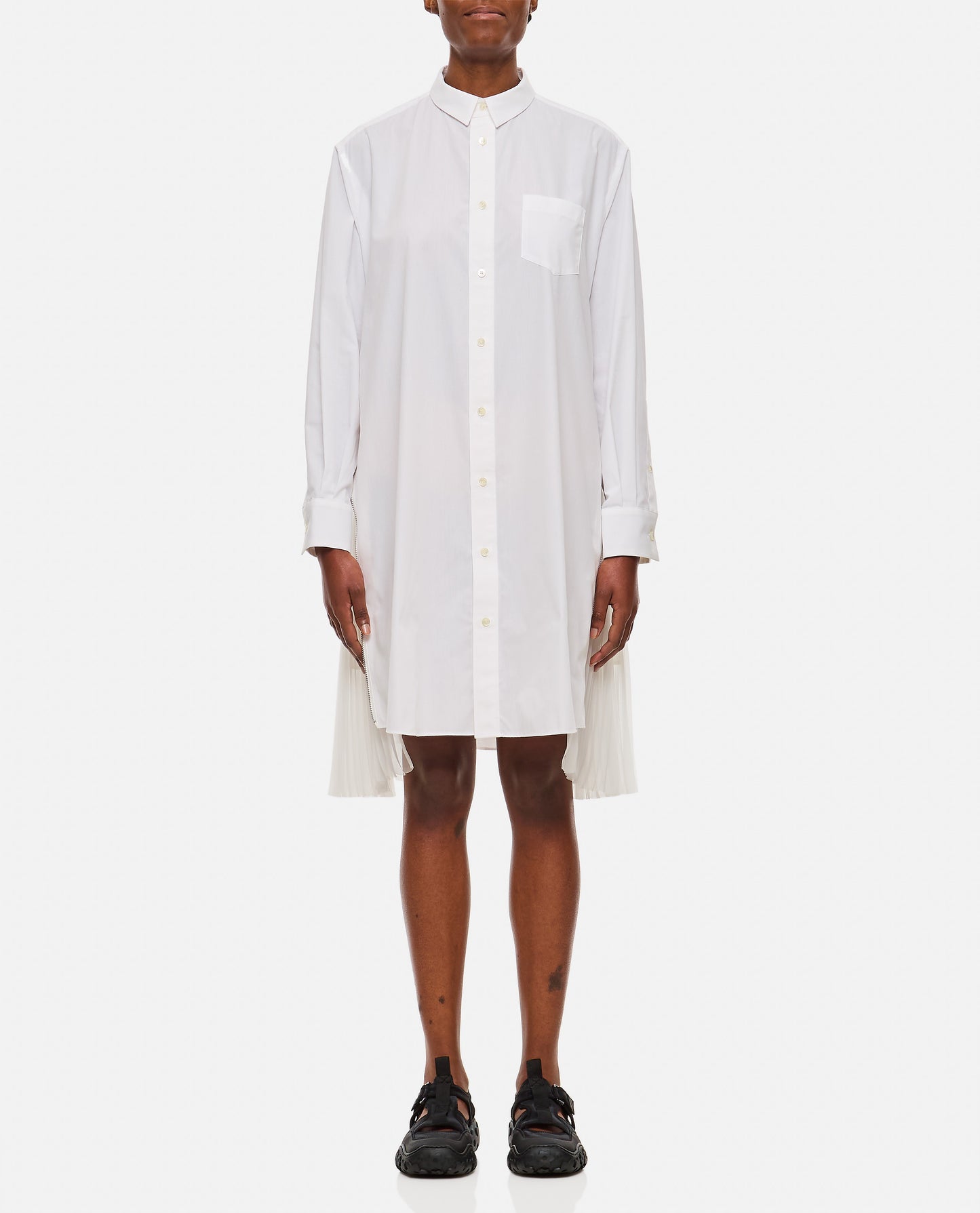 COTTON POPLIN DRESS