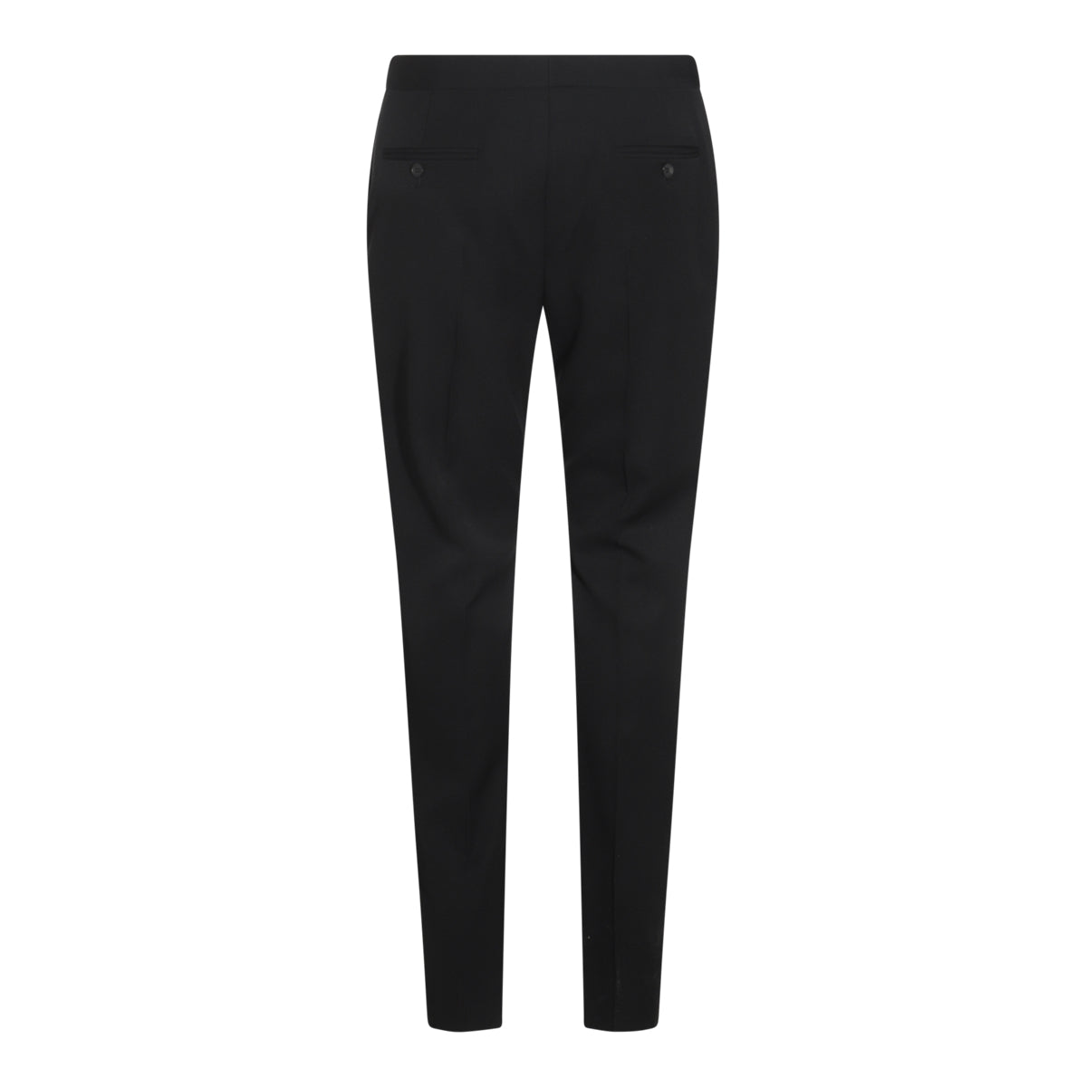 BLACK WOOL PANTS