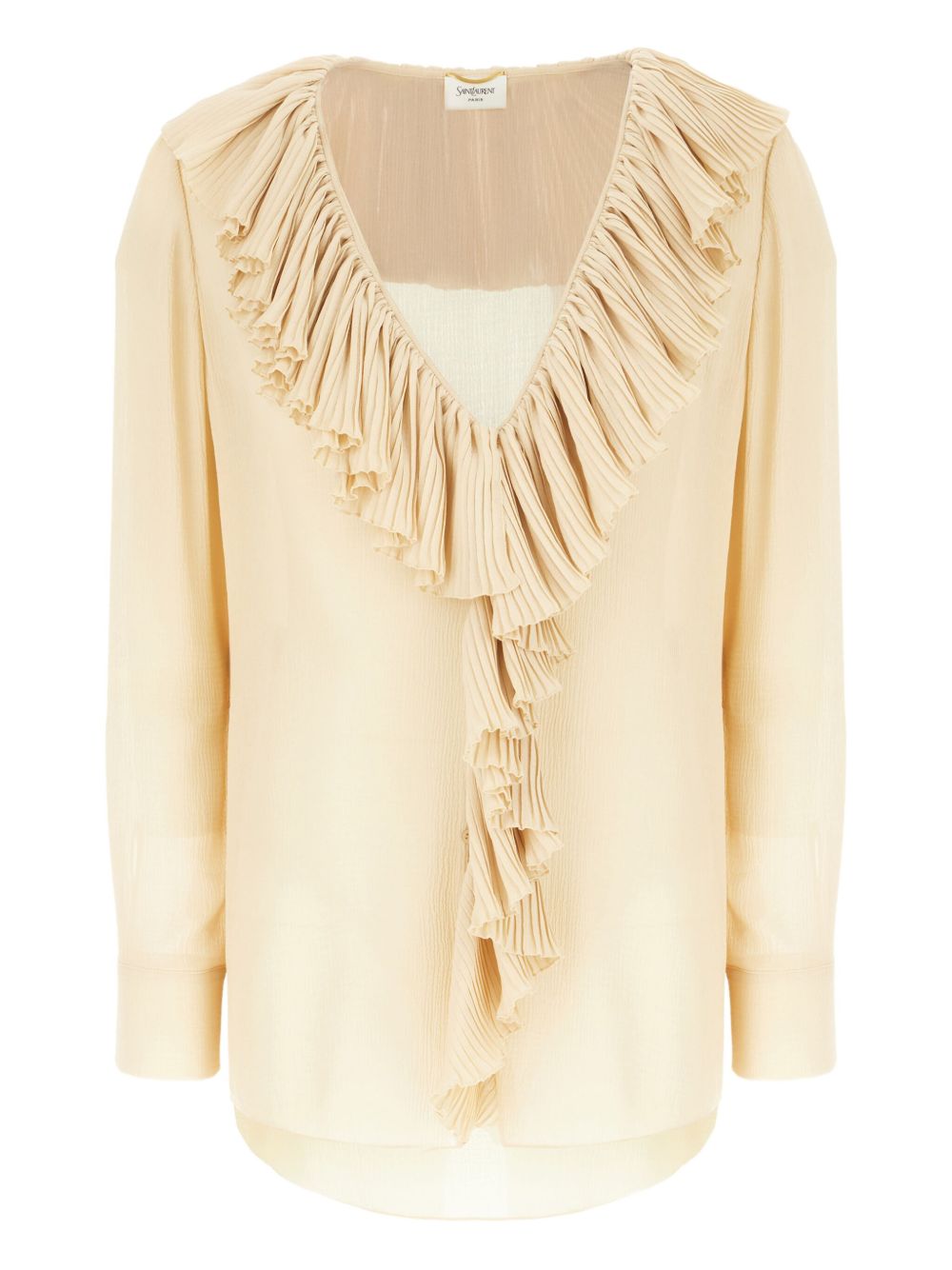 SEMI-TRANSPARENT POET BLOUSE