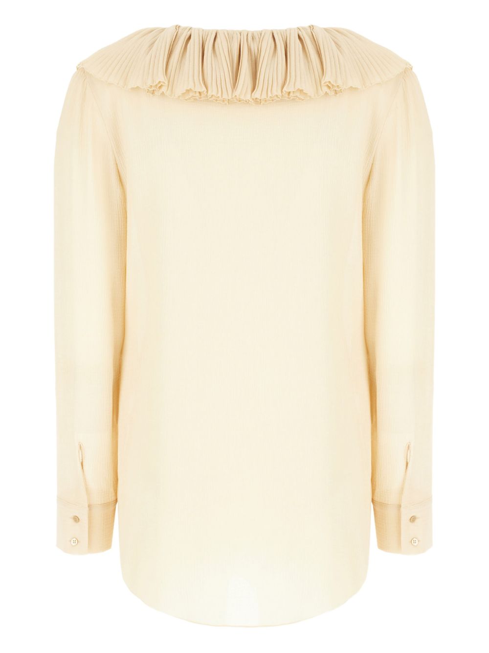 SEMI-TRANSPARENT POET BLOUSE