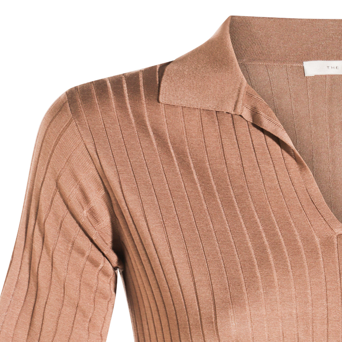 BEIGE VISCOSE POLO SHIRT