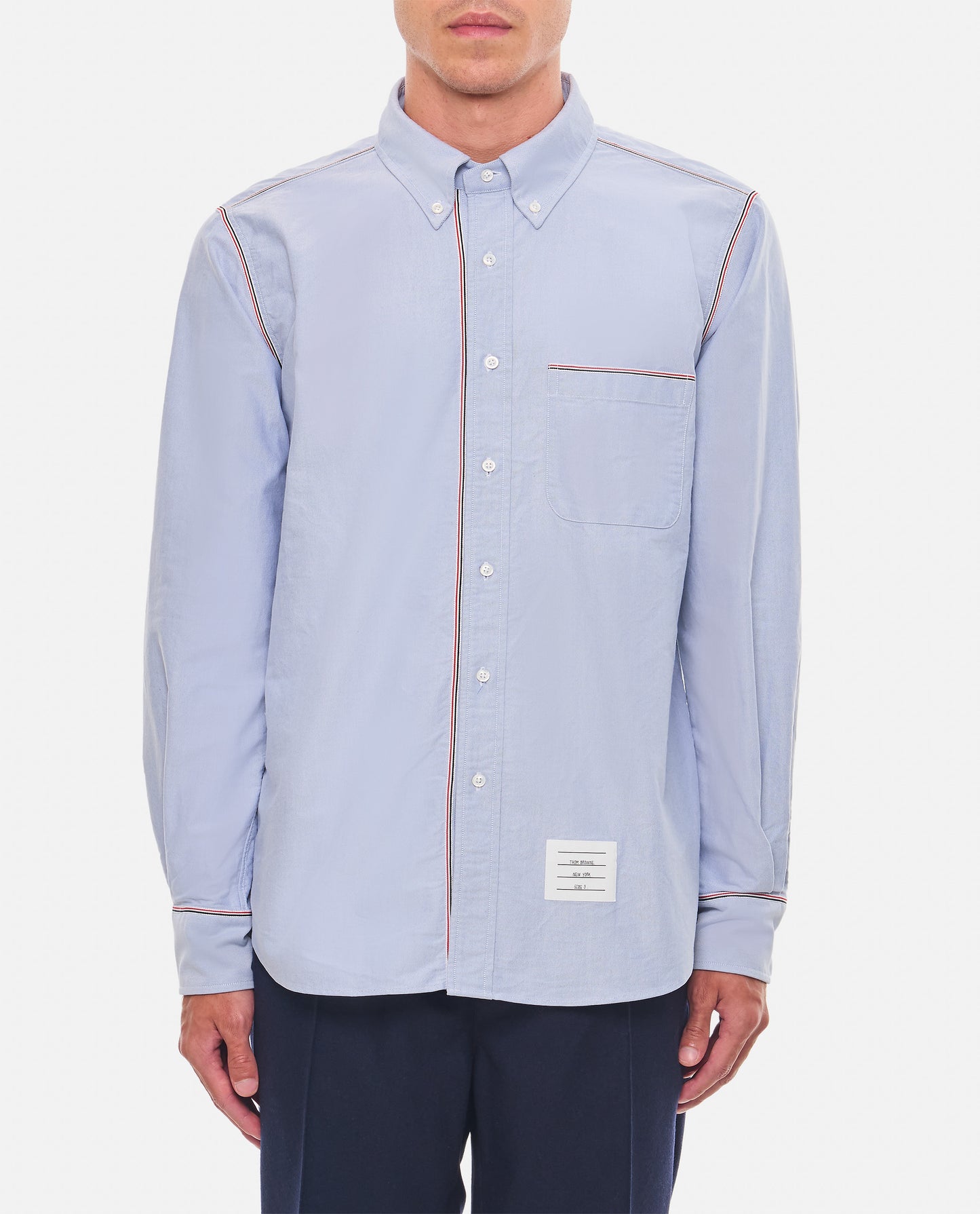 LIGHT BLUE COTTON OXFORD SHIRT