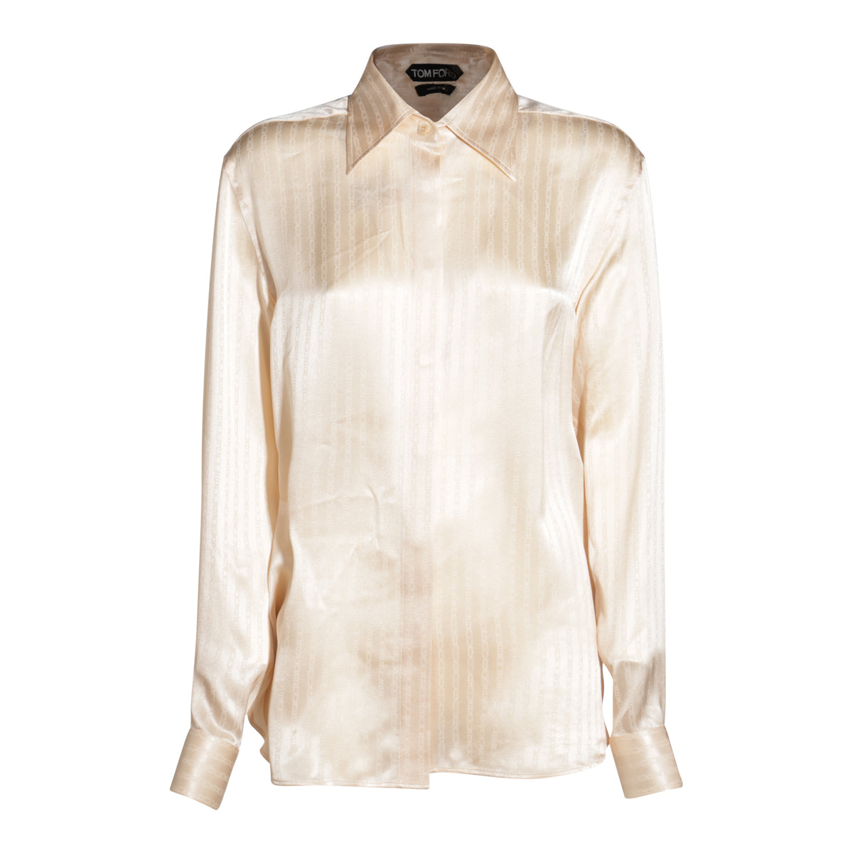 BEIGE SILK SHIRT
