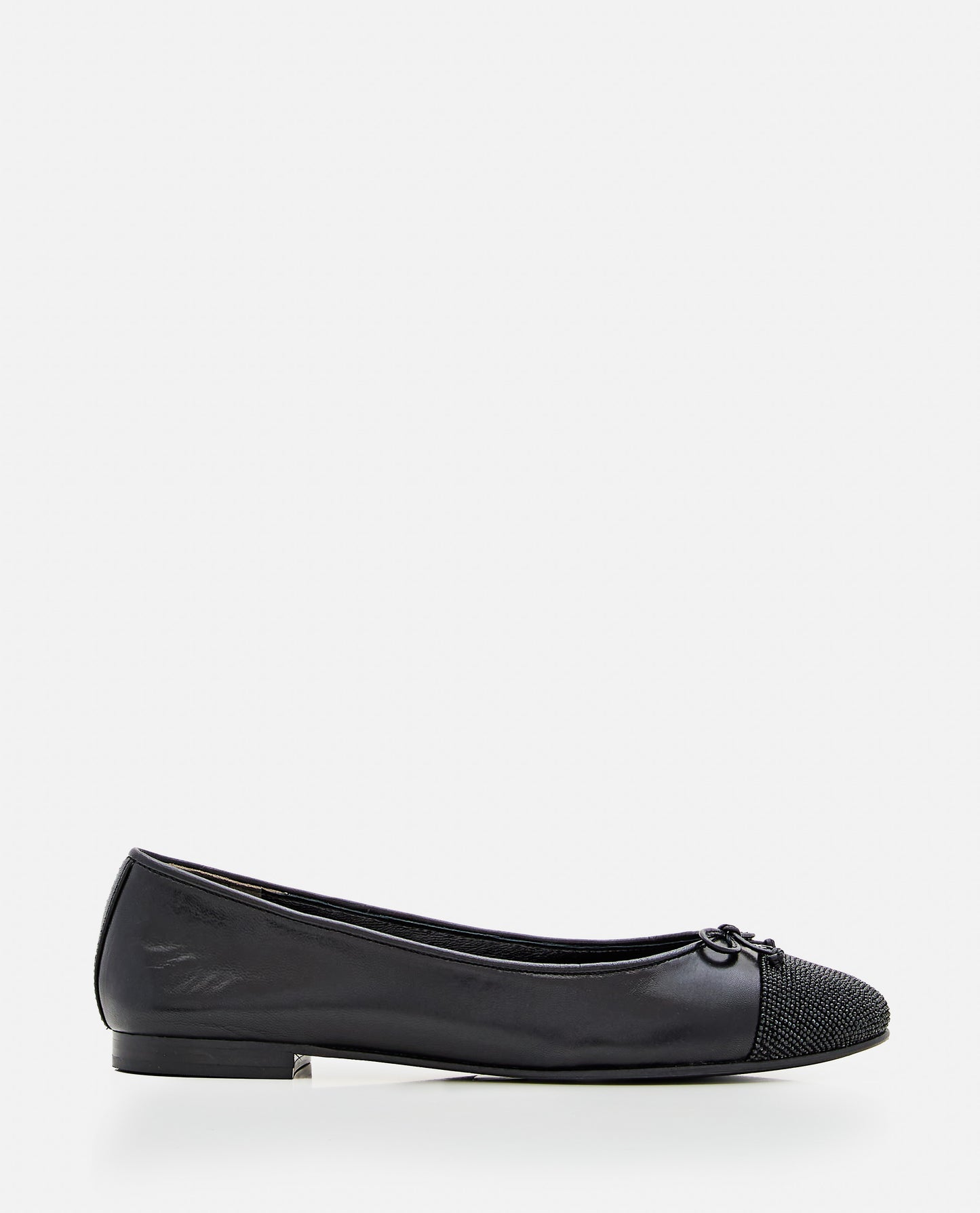 CAP-TOE PAVE BALLET