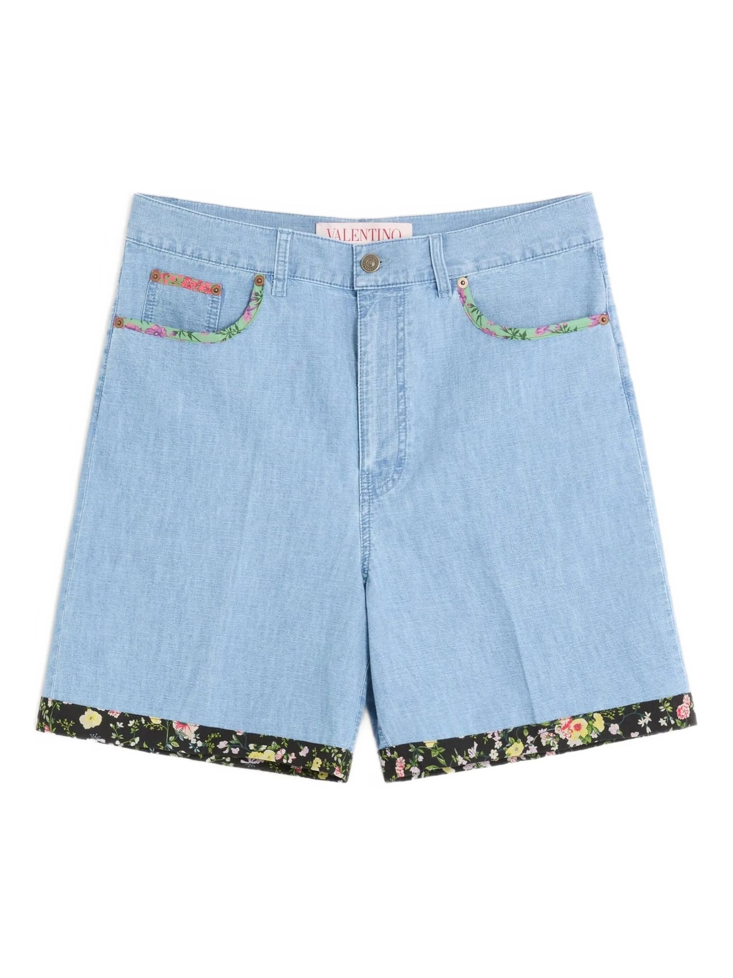 BERMUDA SHORTS WITH FLOWERS